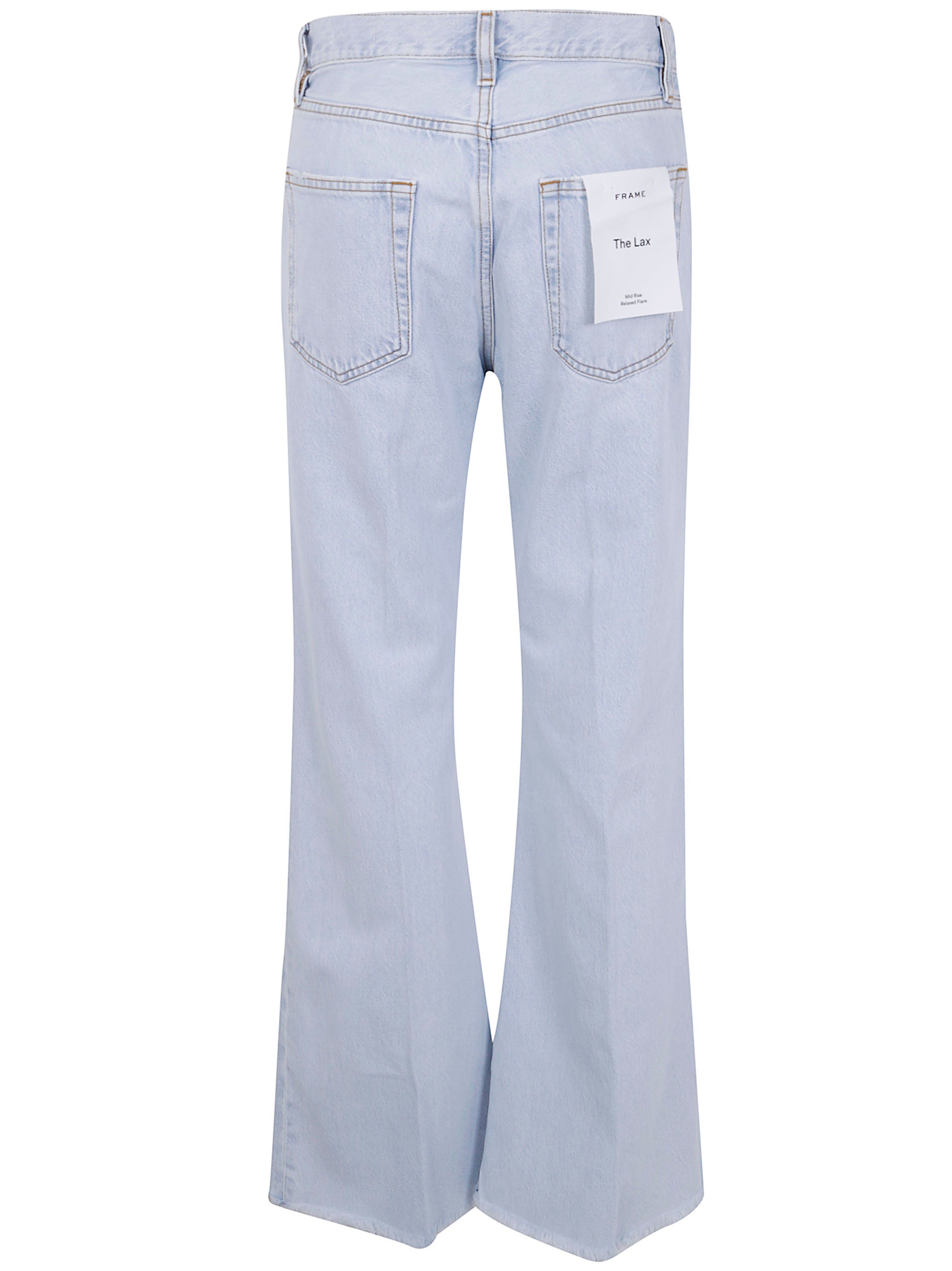 FRAME High Rise Wide Leg Flare Jeans