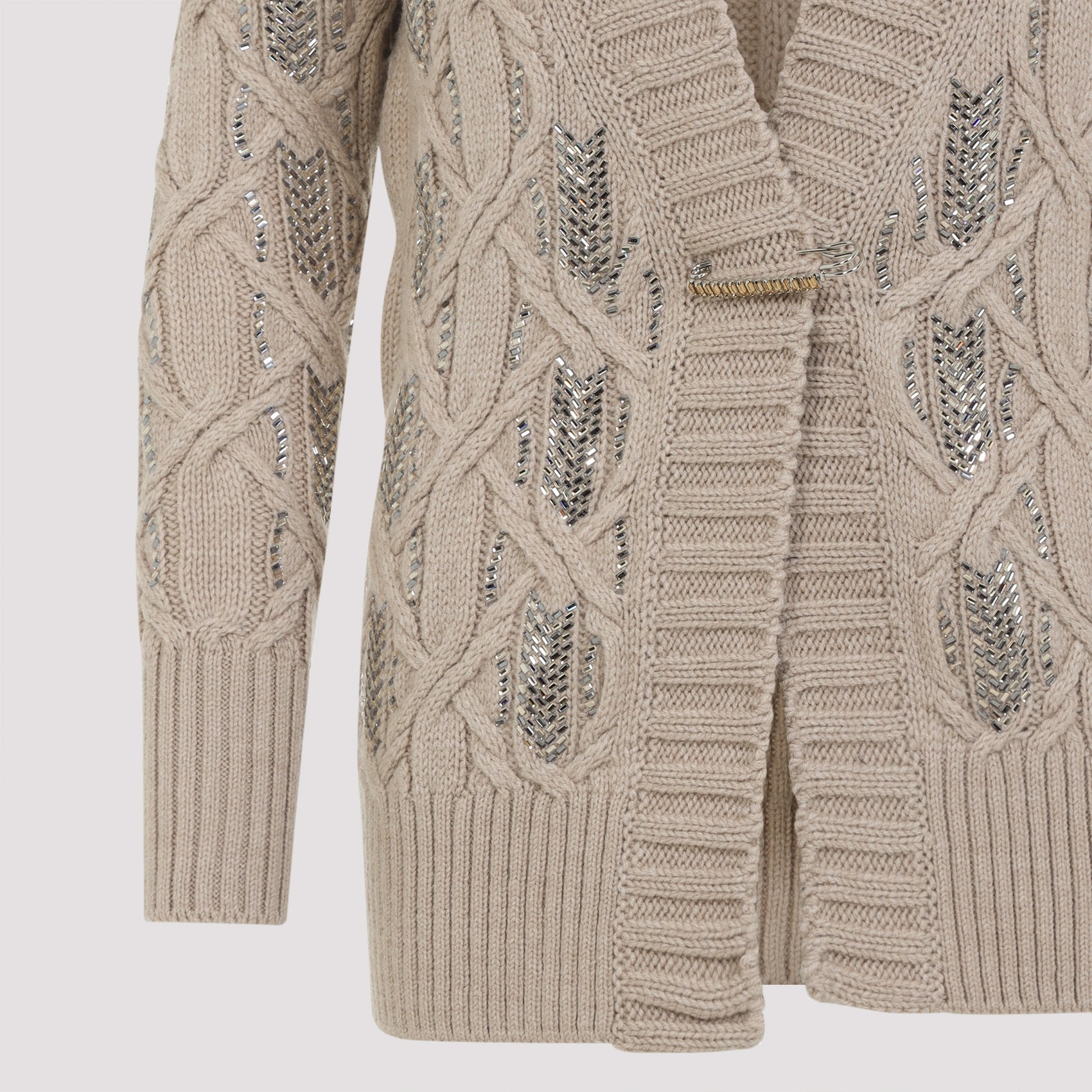 ERMANNO SCERVINO Virgin Wool Cardigan for Men - FW25 Collection