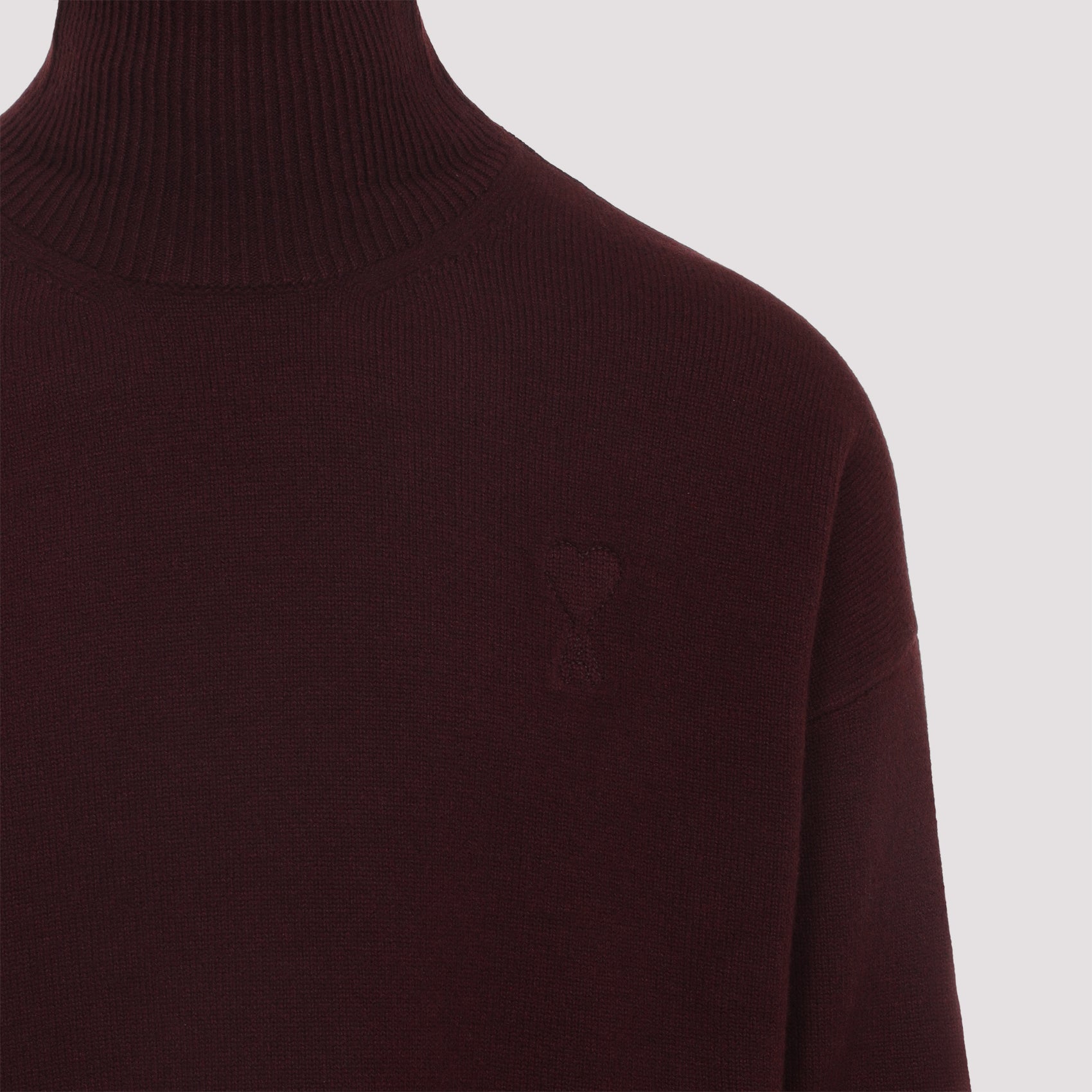 AMI Men's Luxury Wool-Cashmere Blend Sweater