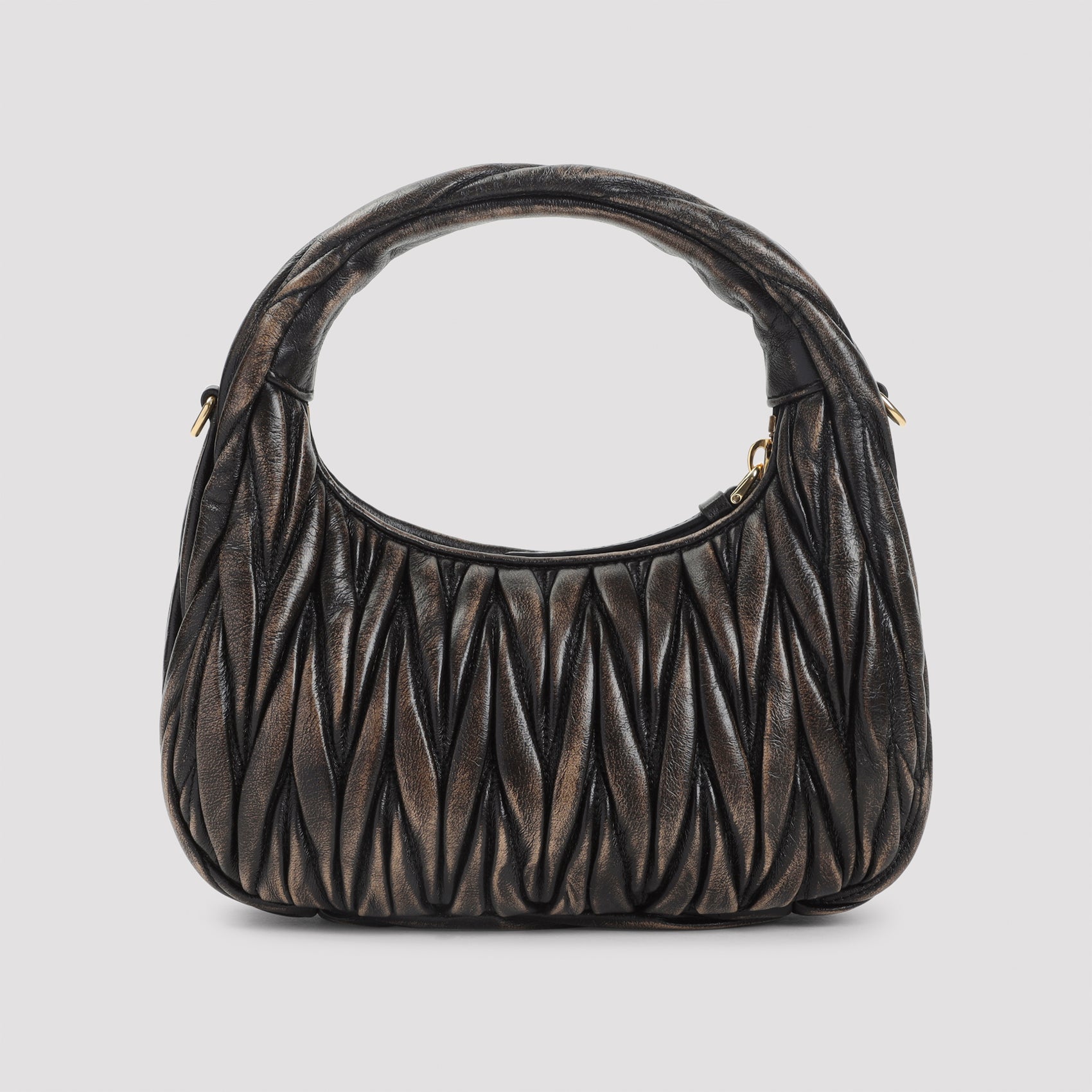 MIU MIU Sacca Mini Shoulder Handbag - Dimensions: W:22cm H:12cm D:7cm