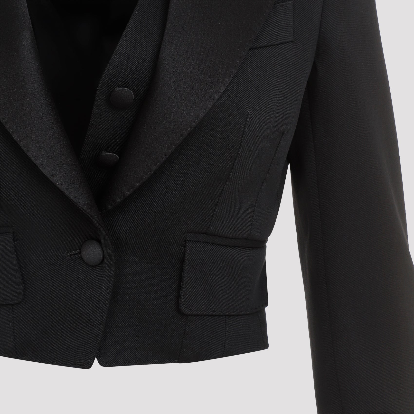 DOLCE & GABBANA Sleek Wool Blend Jacket for Men - FW24