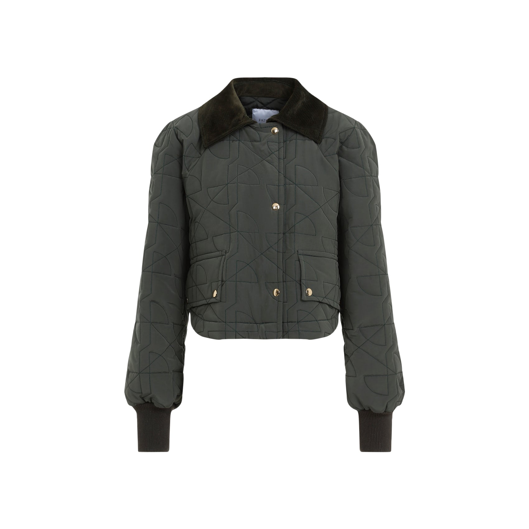 PATOU Cropped Quilted Blouson Jacket for Men