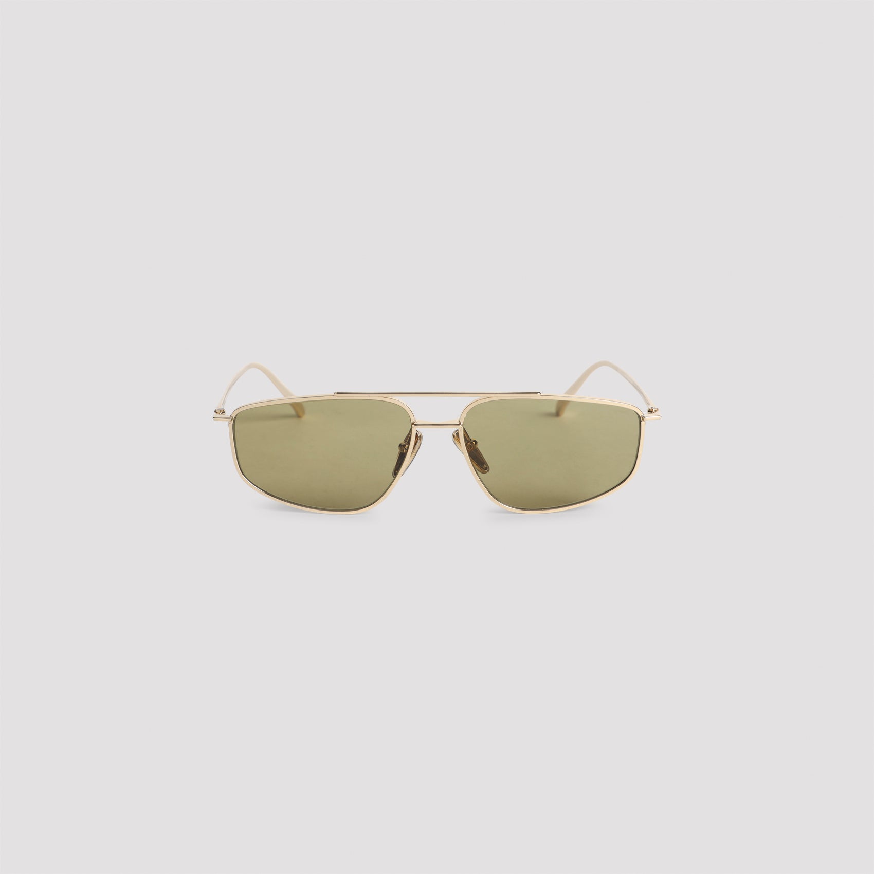 PRADA EYEWEAR Minimal Logo Metallic Mini Sunglasses