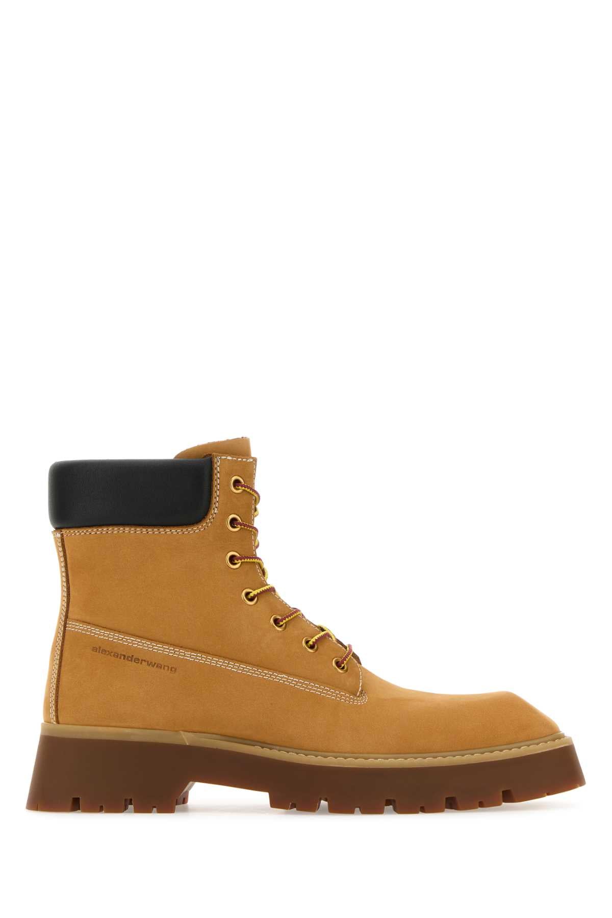 ALEXANDER WANG Suede Throttle Ankle Boots - Women's Spring/Summer Collection