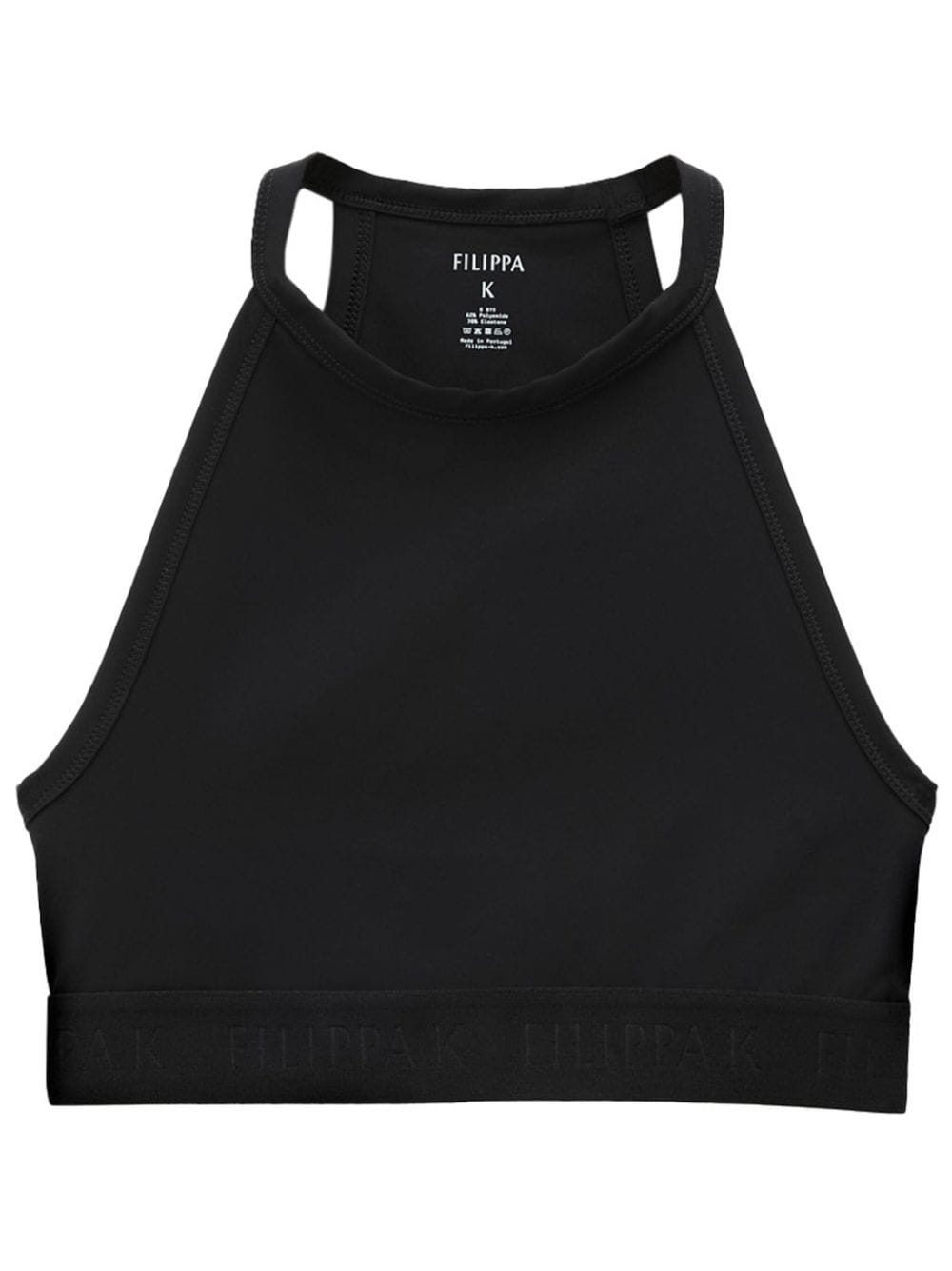 FILIPPA K High Neck Layered Design Sports Bra