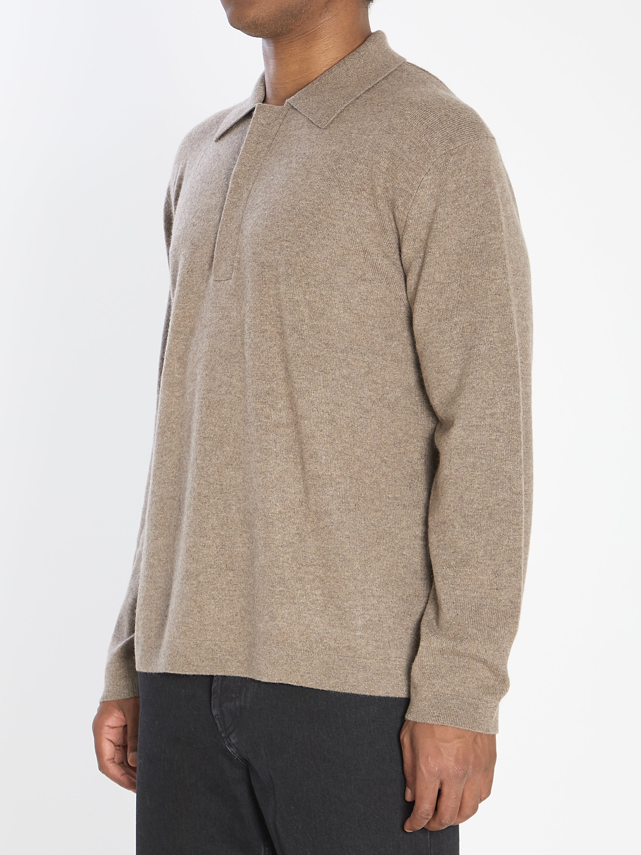 LISA YANG Men's Cashmere Polo Sweater - Size 04 EU