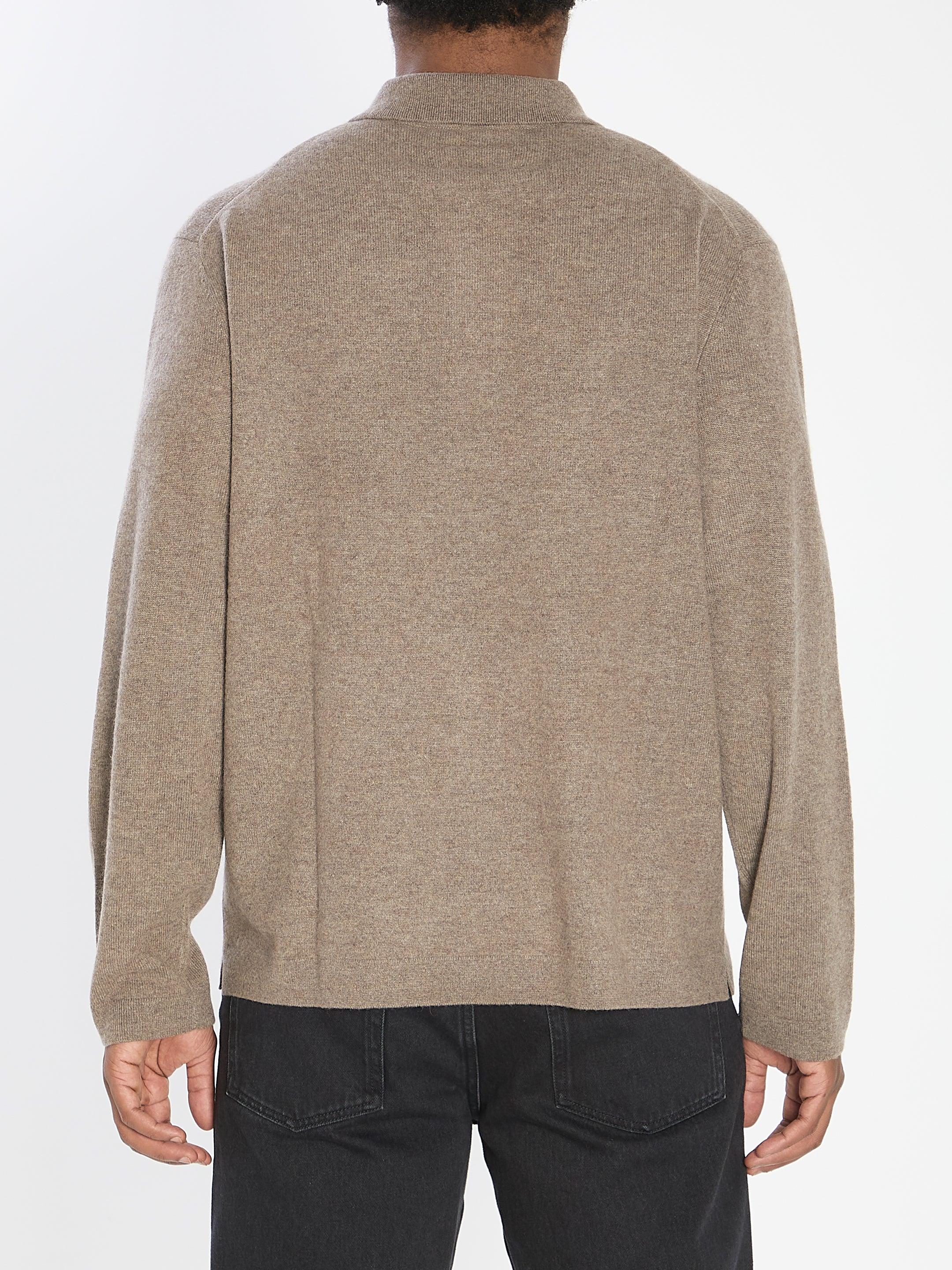 LISA YANG Men's Cashmere Polo Sweater - Size 04 EU