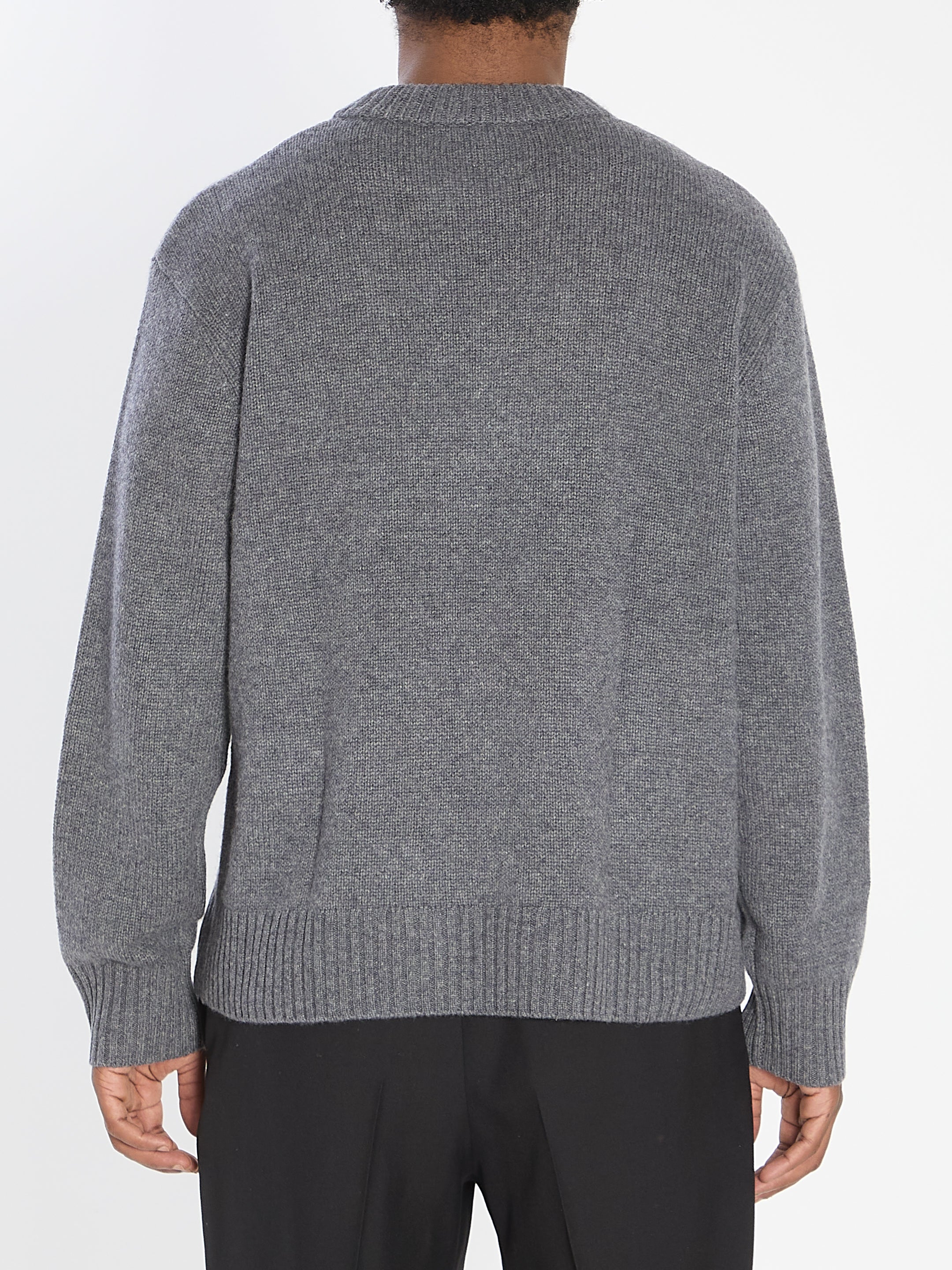 LISA YANG Crew Neck Cashmere Sweater for Men - Size 04 EU