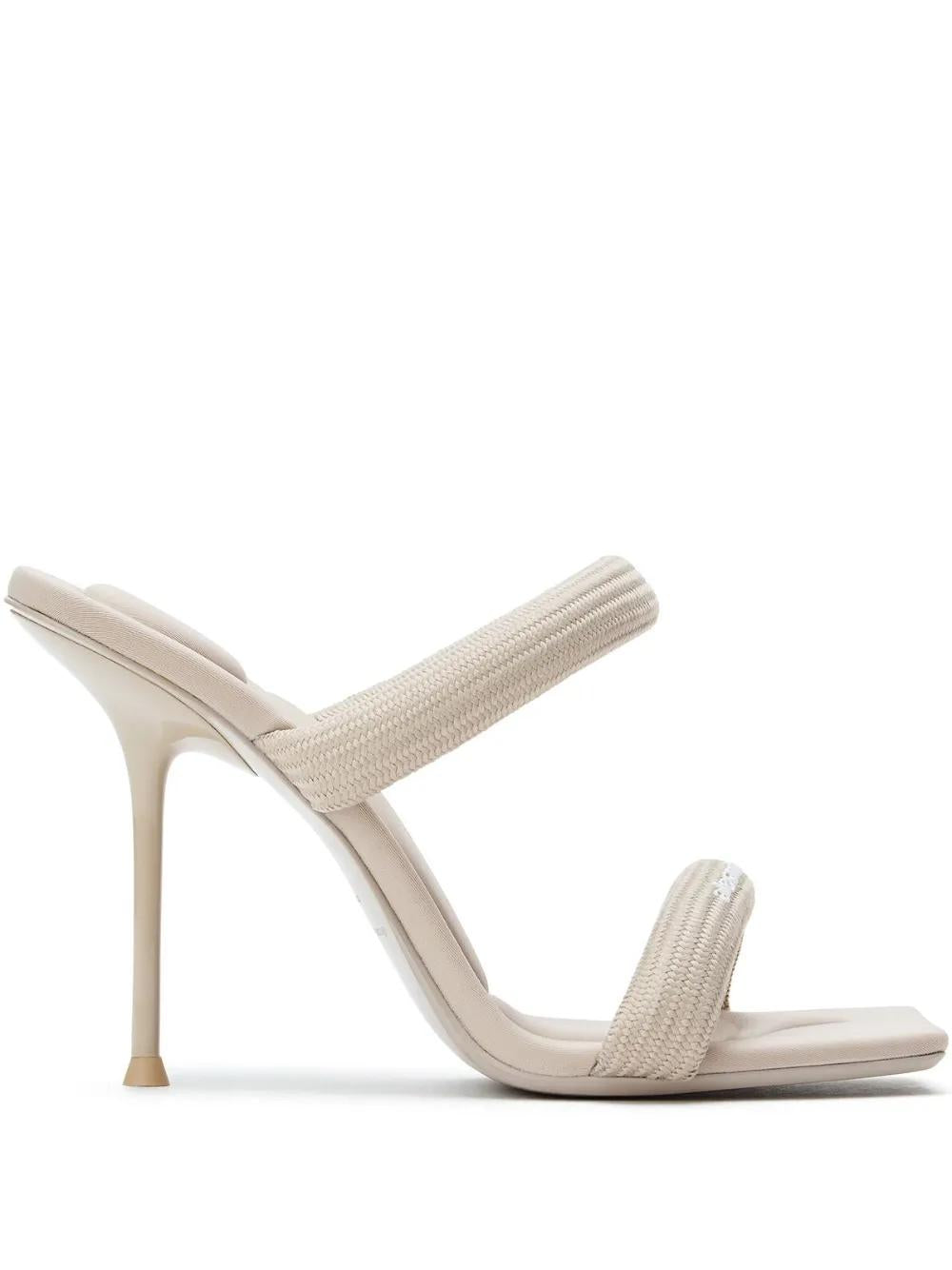 ALEXANDER WANG Double-Strap Stiletto Sandals