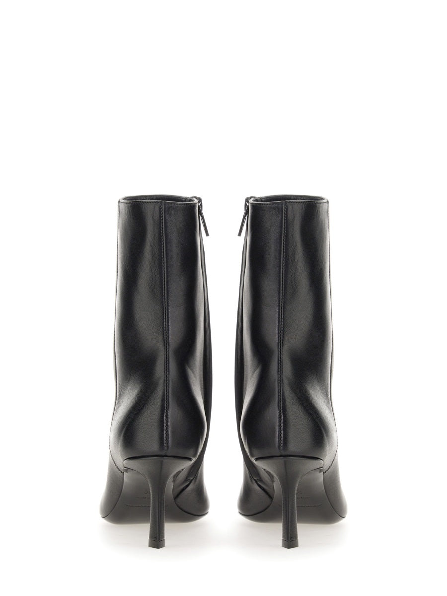 ALEXANDER WANG Logo Embellished Ankle Boots