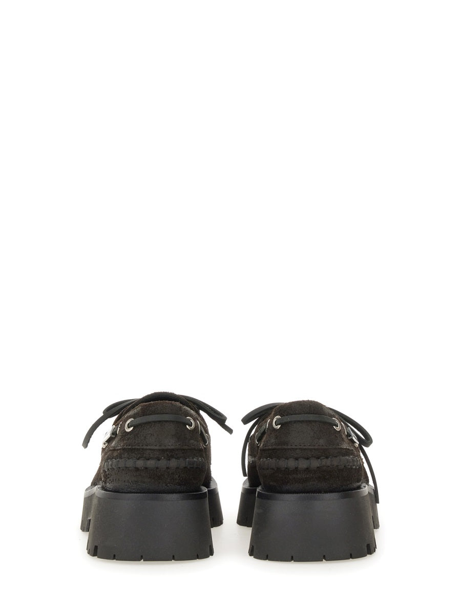 ALEXANDER WANG Luxurious Cow Leather Loafers for Women