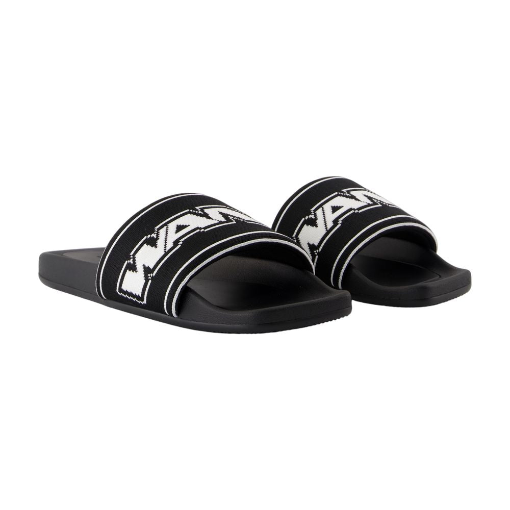 ALEXANDER WANG AW Webbing Pool Slide Sandals