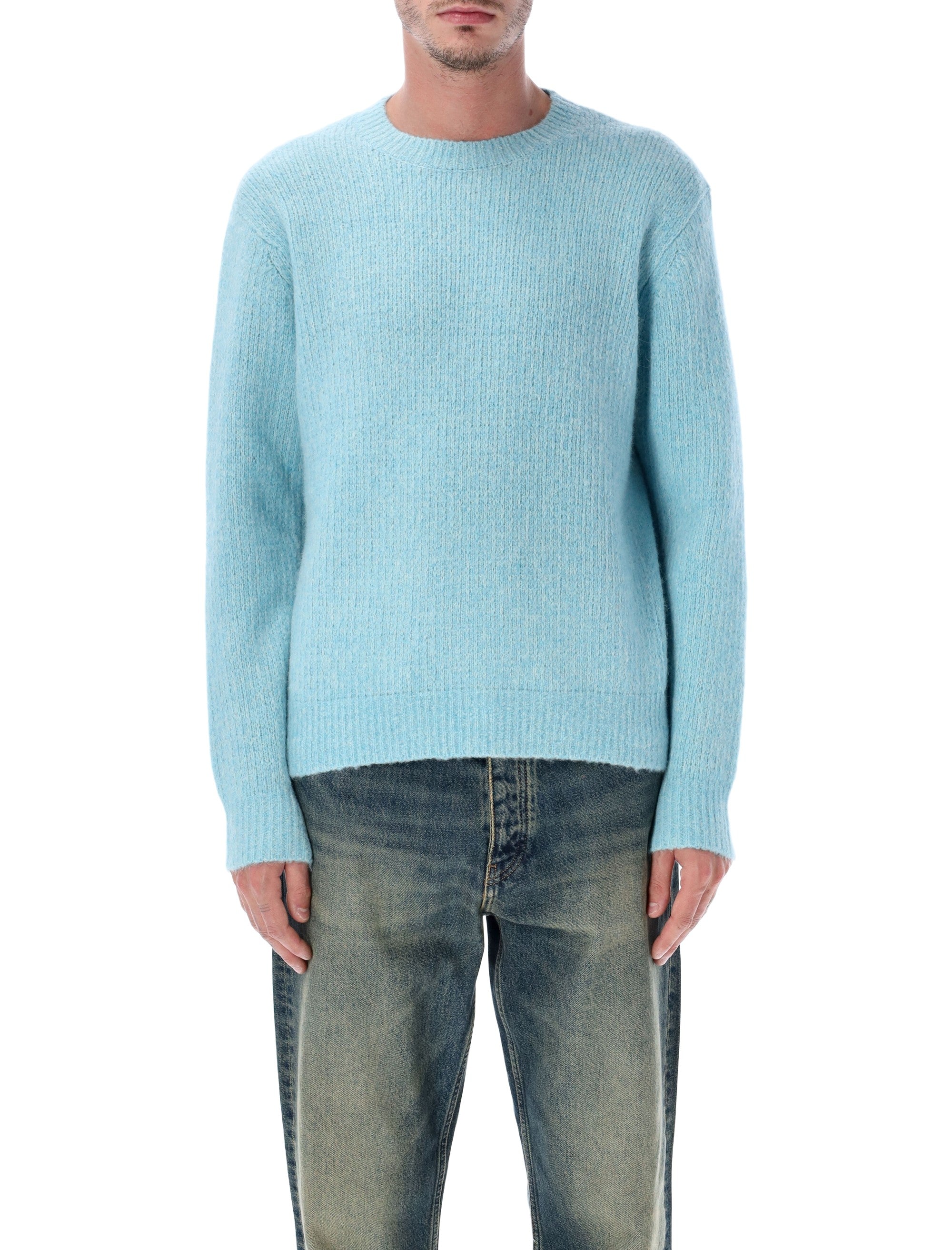 SUNFLOWER Relaxed Fit Yak Sweater for Men - Size L