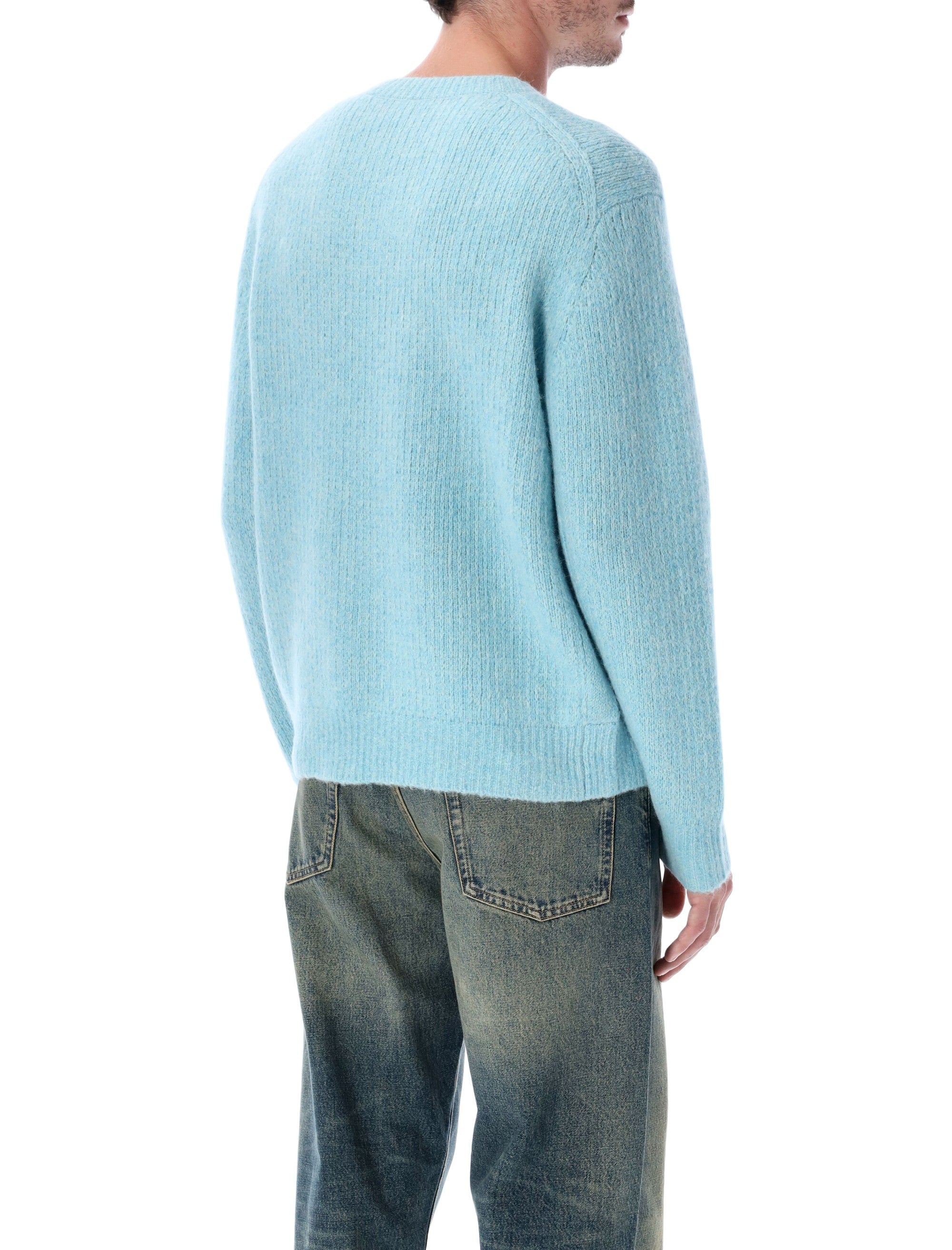 SUNFLOWER Relaxed Fit Yak Sweater for Men - Size L