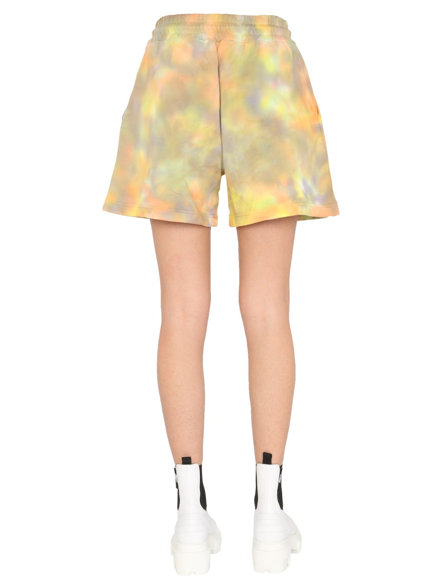 MSGM Women’s Stylish Cotton Shorts with Elastic Waist