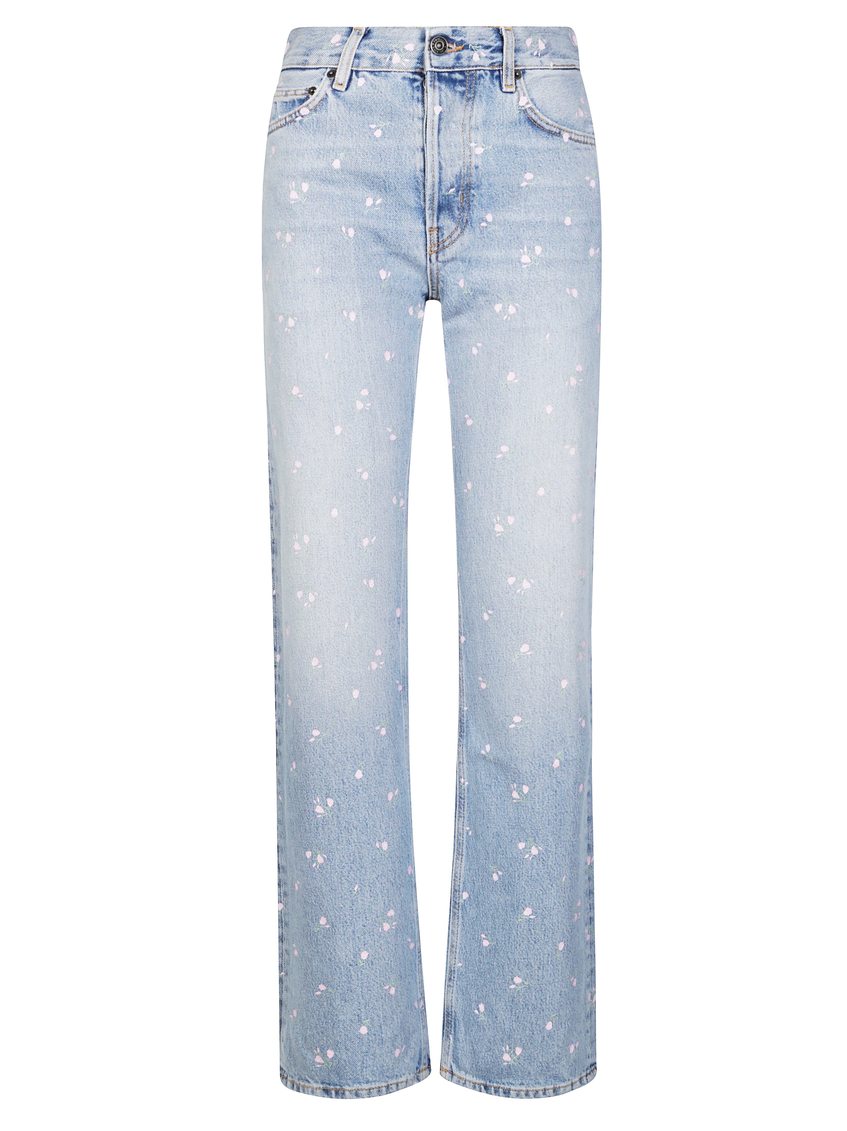 FIORUCCI Floral Print Mini Jeans for Men