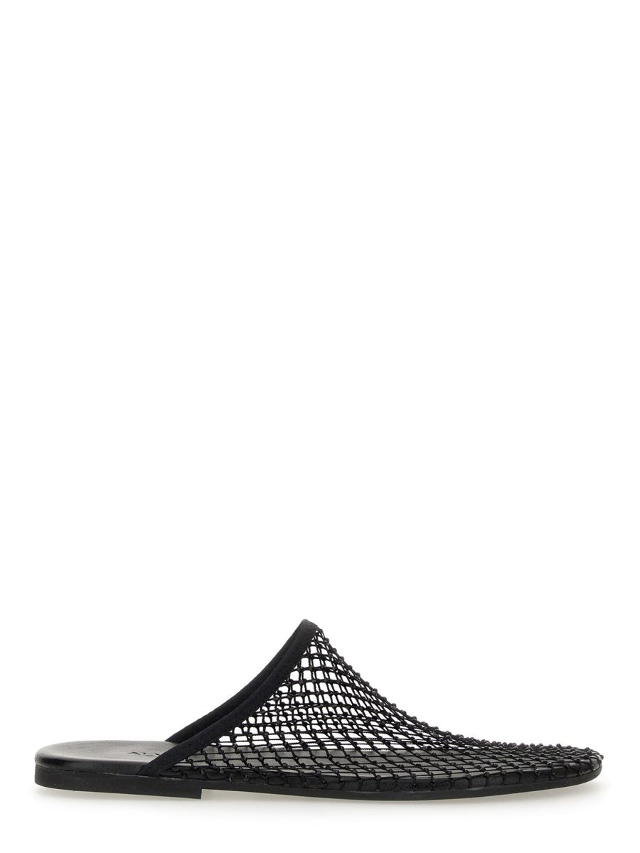 ALYSI Elegant Mesh Sabot Sandals for Women