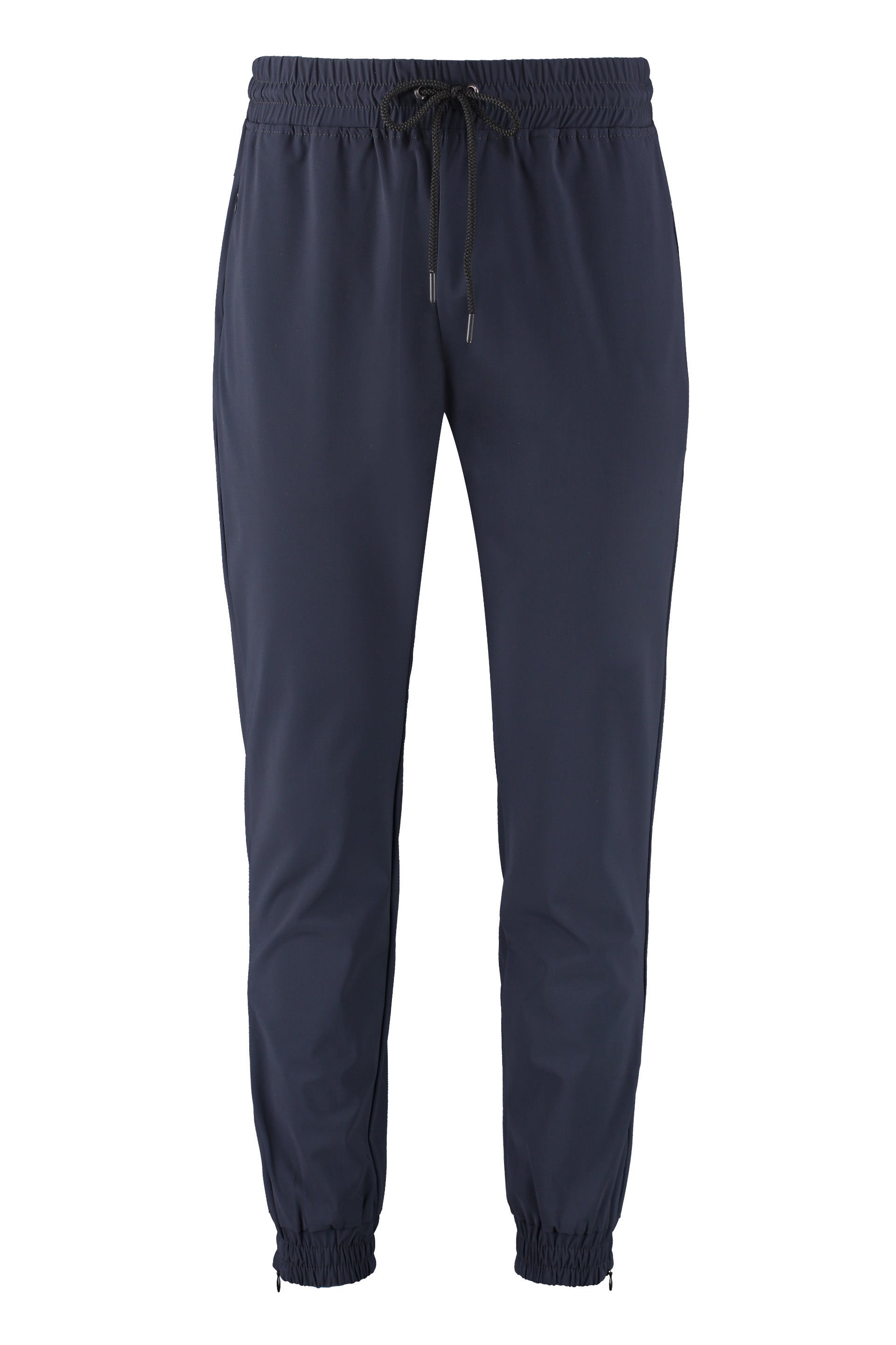 THE (ALPHABET) Technical Fabric Pants with Zip Hem Opening