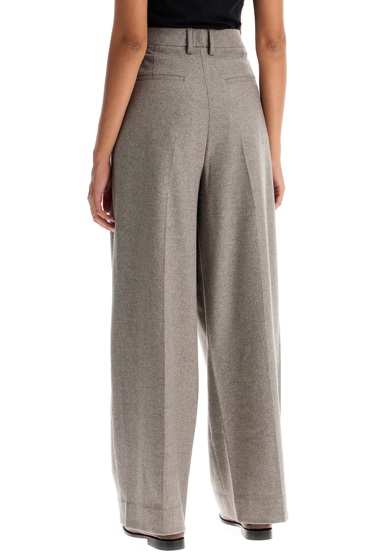 FILIPPA K Wide Pleated Flannel Trousers - Women’s Fashion