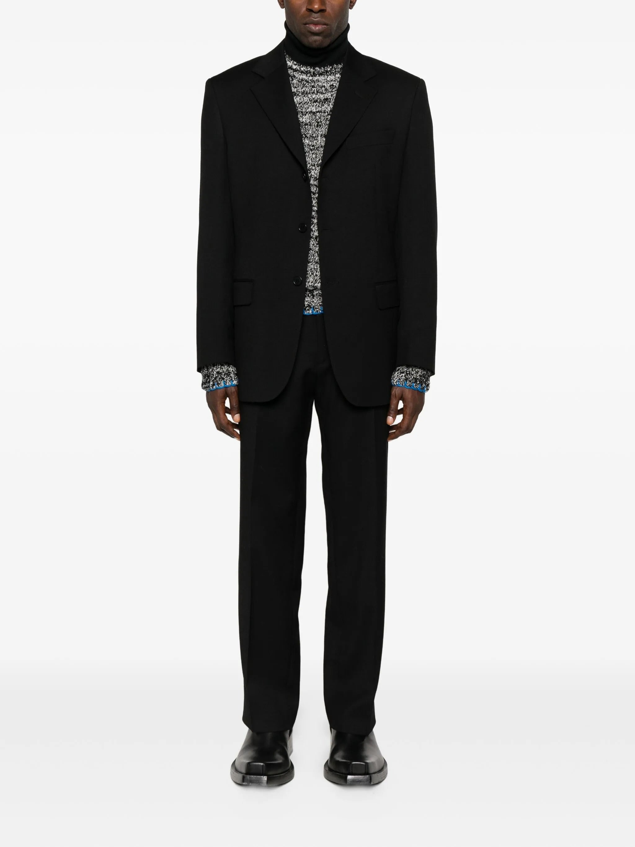 SUNFLOWER Contrast Crewneck Sweater for Men - FW25 Collection