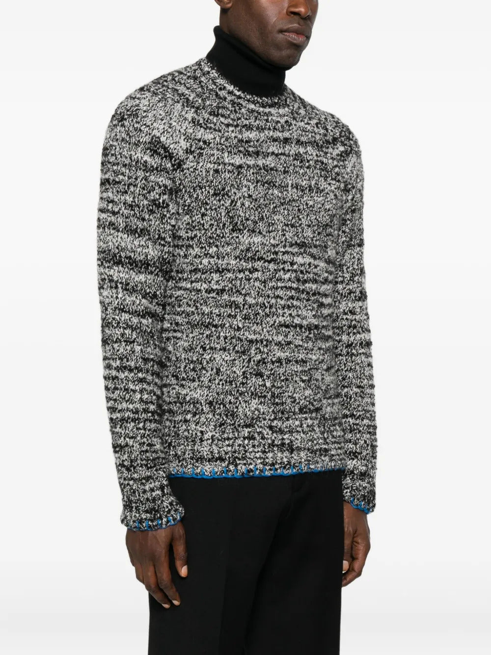 SUNFLOWER Contrast Crewneck Sweater for Men - FW25 Collection