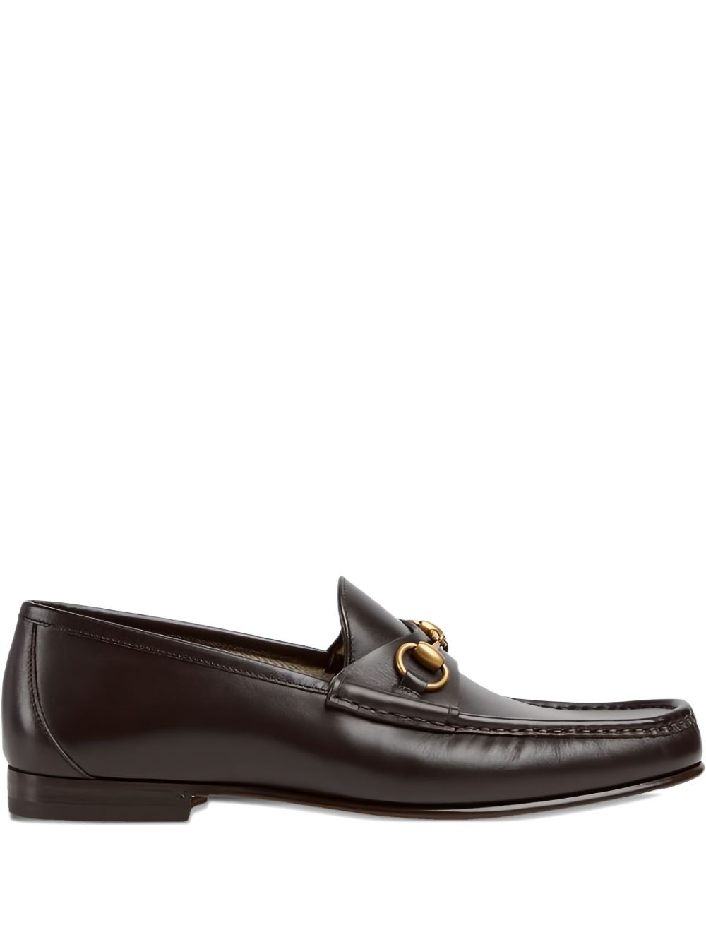 GUCCI Leather Horsebit Loafers