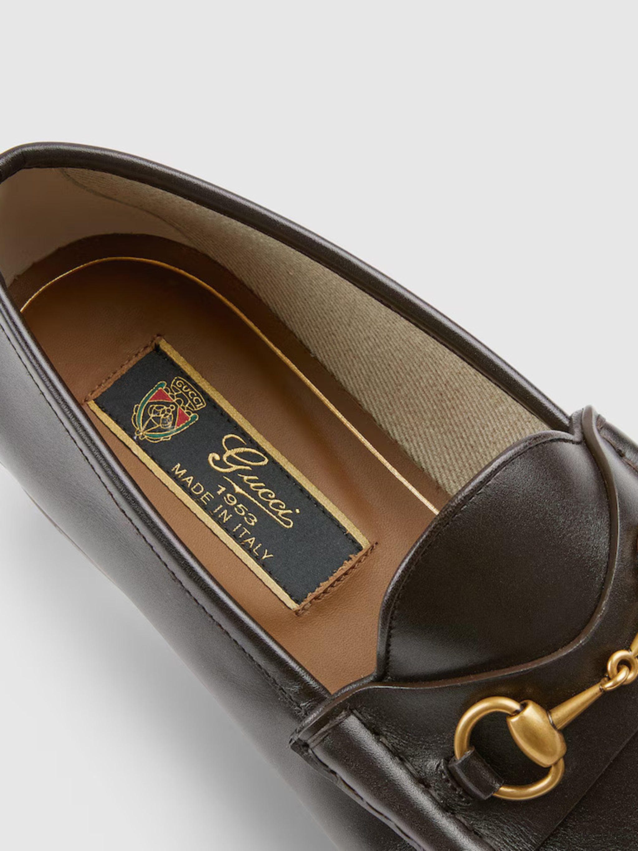 GUCCI 1953 Horsebit Loafer with Gold-Tone Hardware - 15mm Height