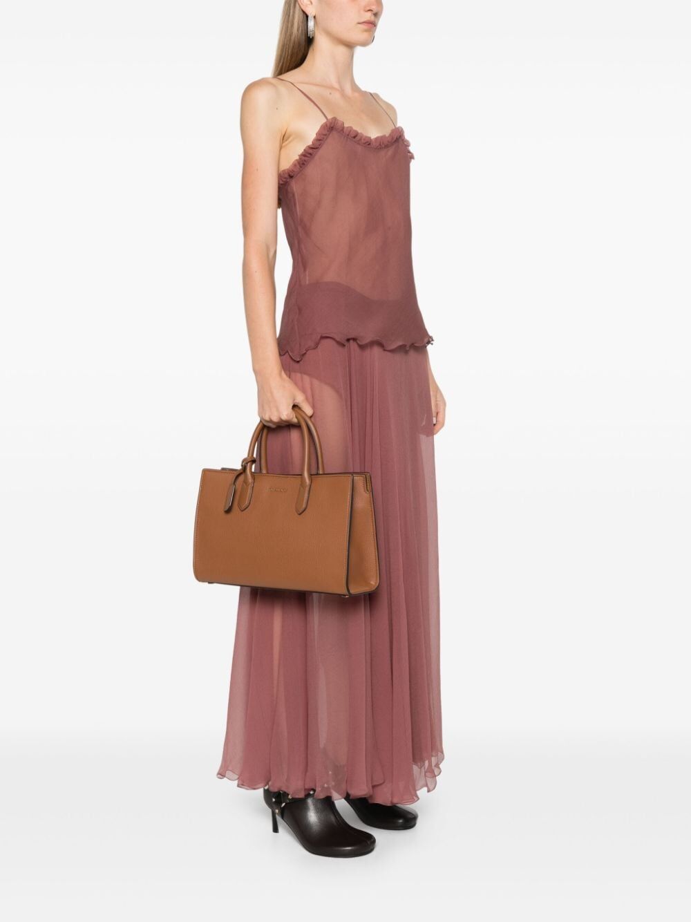 MICHAEL MICHAEL KORS Scarlett Media Leather Handbag - 35cm