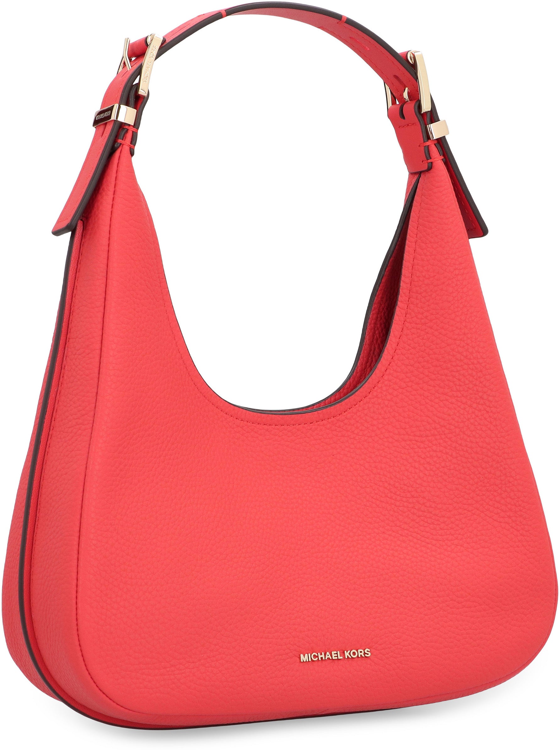 MICHAEL MICHAEL KORS Mini Grainy Leather Hobo Handbag