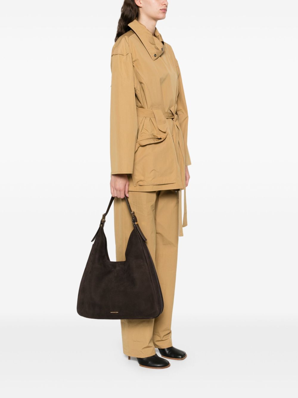 MICHAEL KORS Nolita Large Nubuck Hobo Handbag