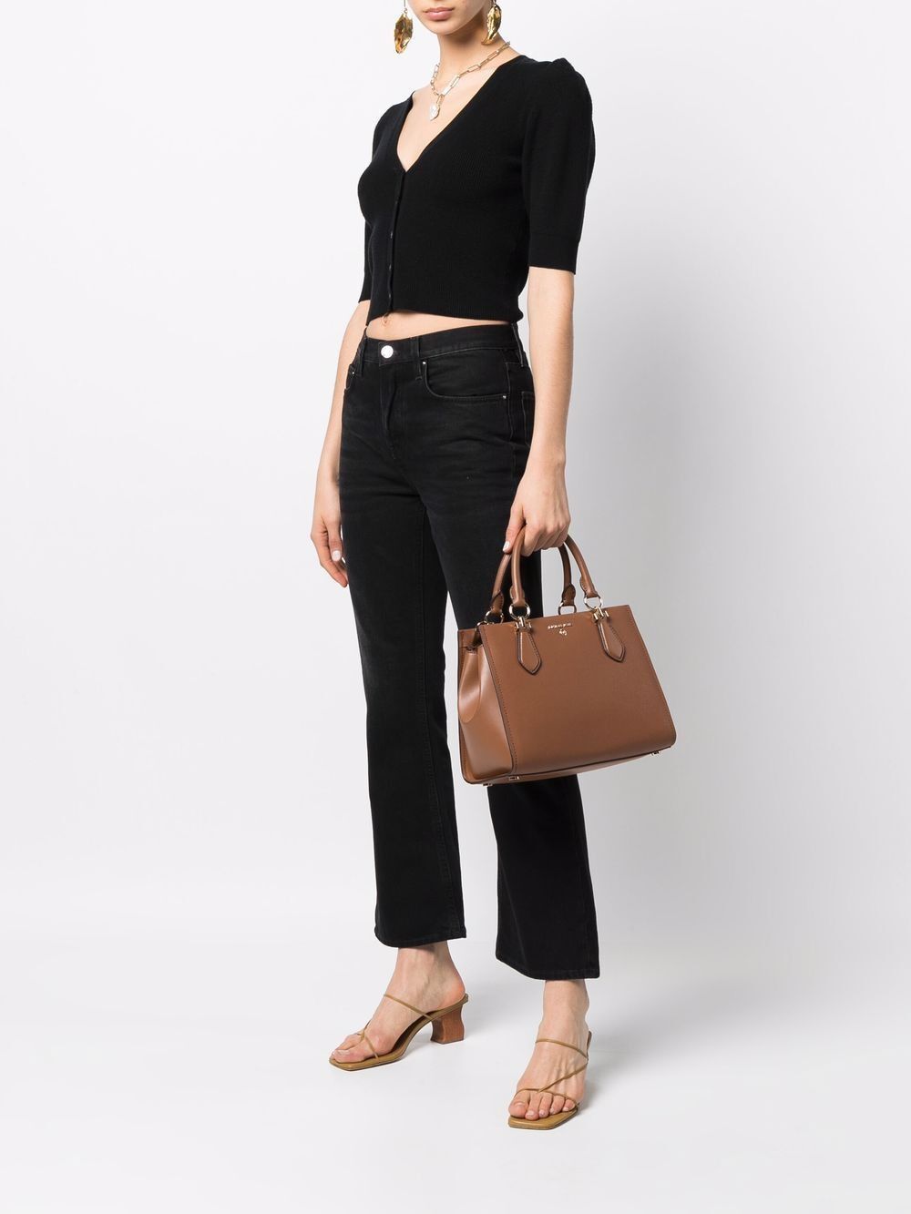 MICHAEL MICHAEL KORS Medium Leather Satchel