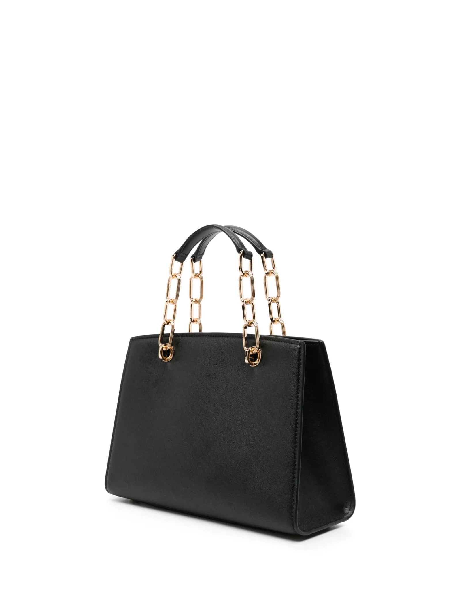 MICHAEL KORS Logo Embossed Leather Handbag