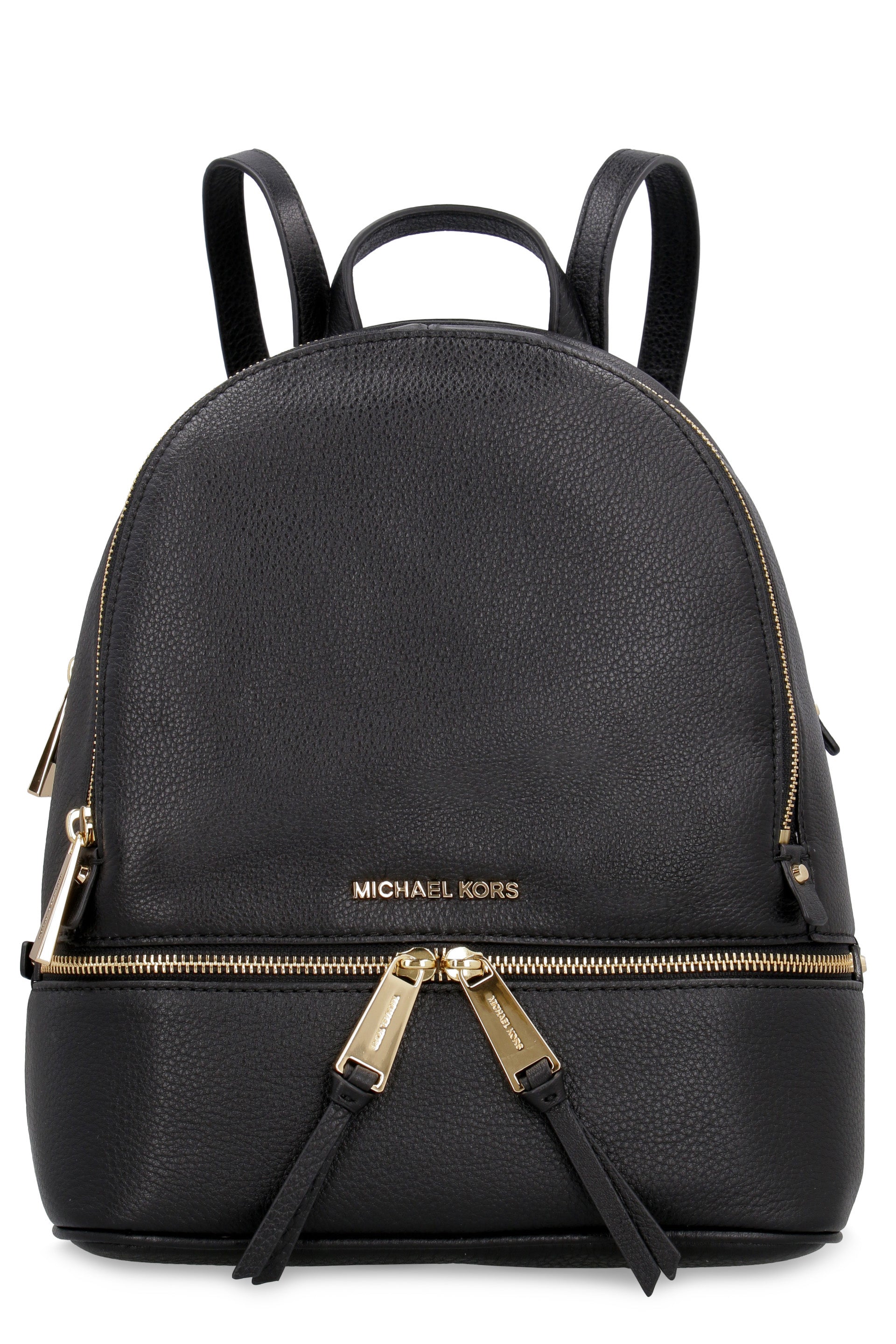 MICHAEL MICHAEL KORS Medium Grainy Leather Backpack with Multiple Compartments