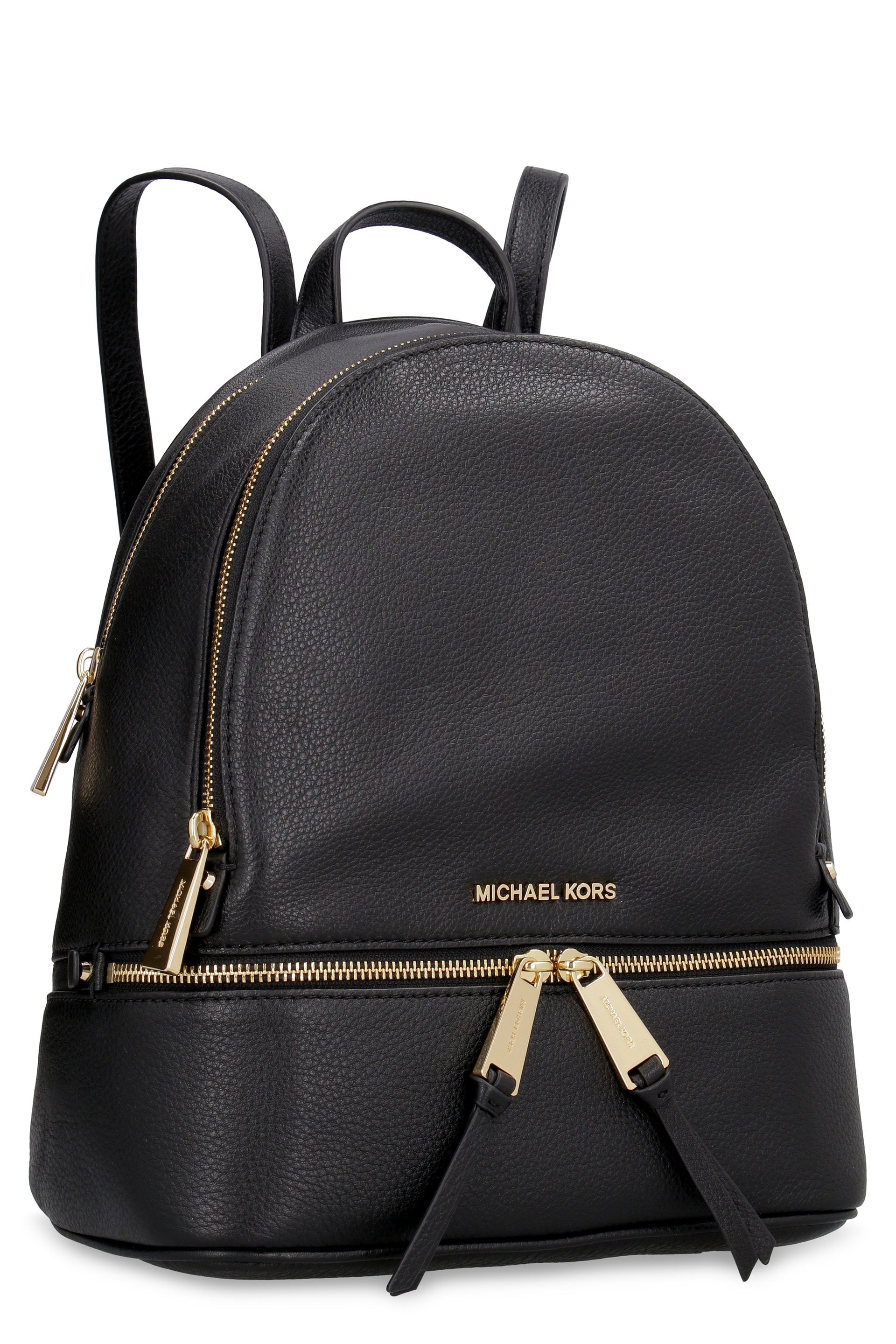 MICHAEL MICHAEL KORS Medium Grainy Leather Backpack with Multiple Compartments