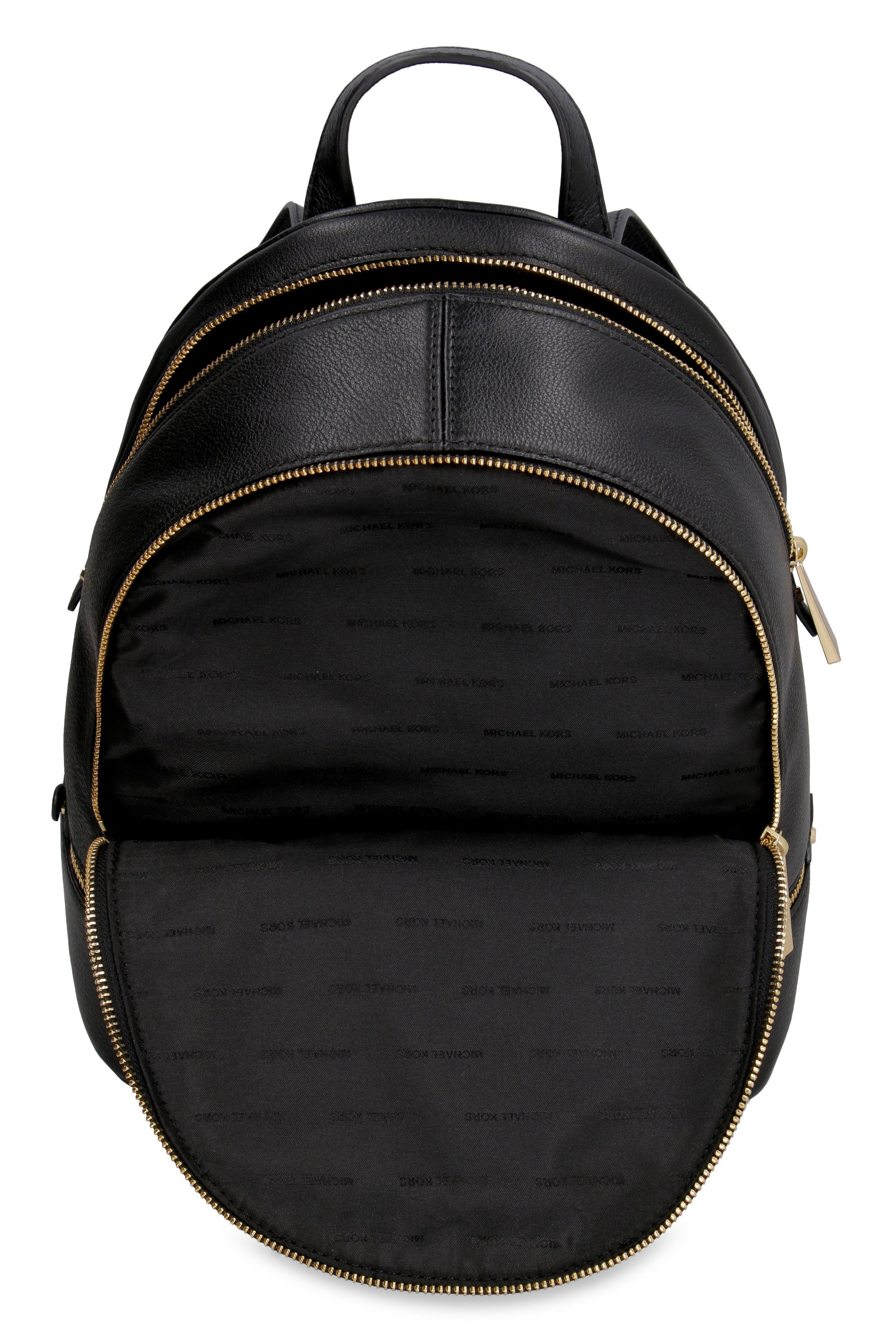 MICHAEL MICHAEL KORS Medium Grainy Leather Backpack with Multiple Compartments