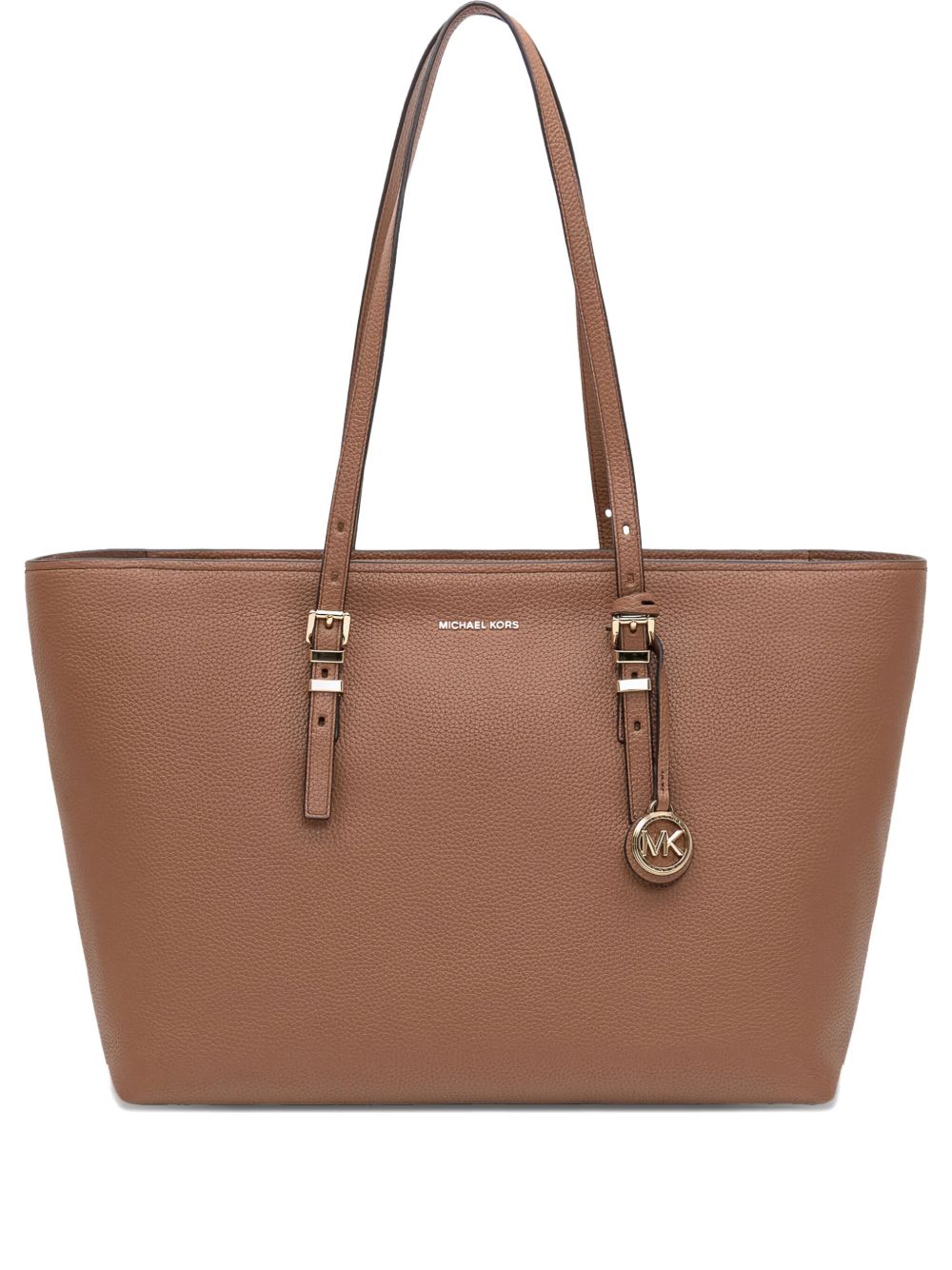 MICHAEL KORS Luggage Leather Handbag with Double Top Handles