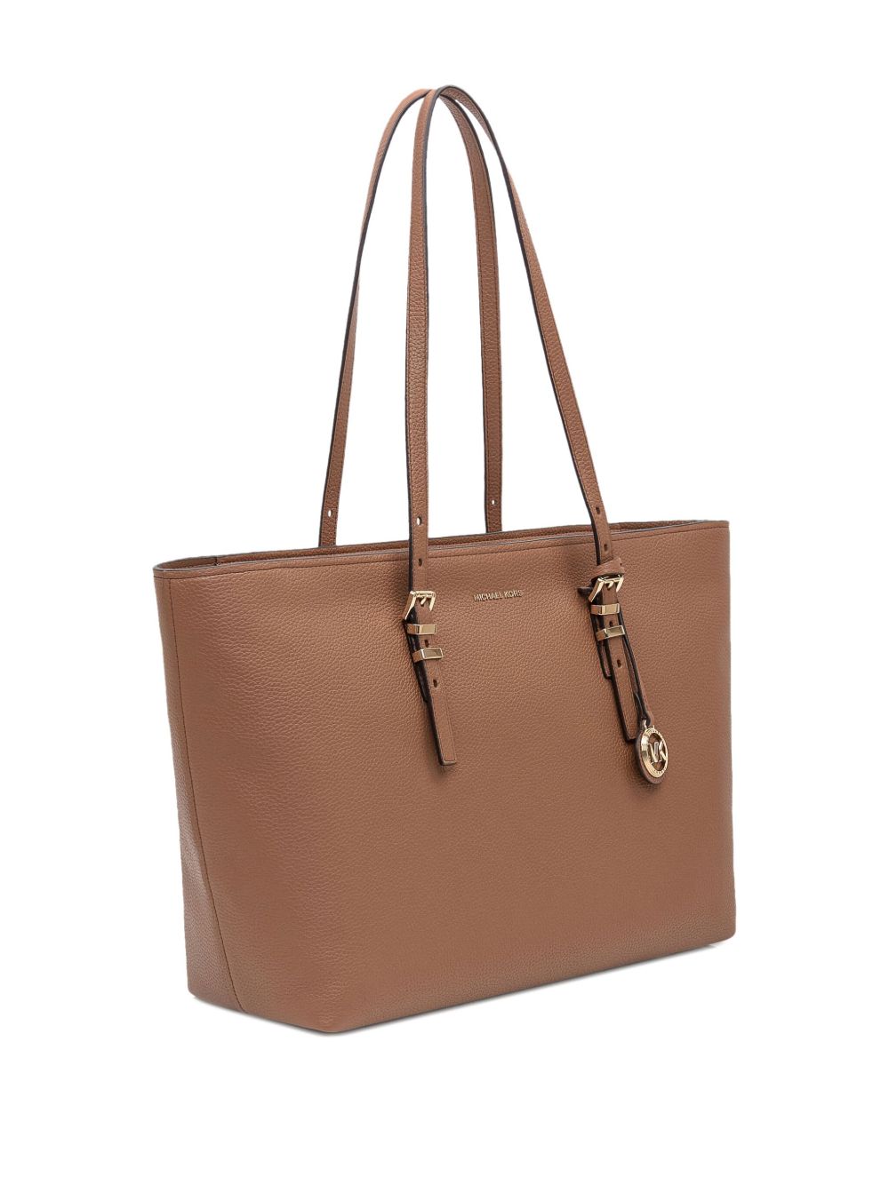 MICHAEL KORS Luggage Leather Handbag with Double Top Handles