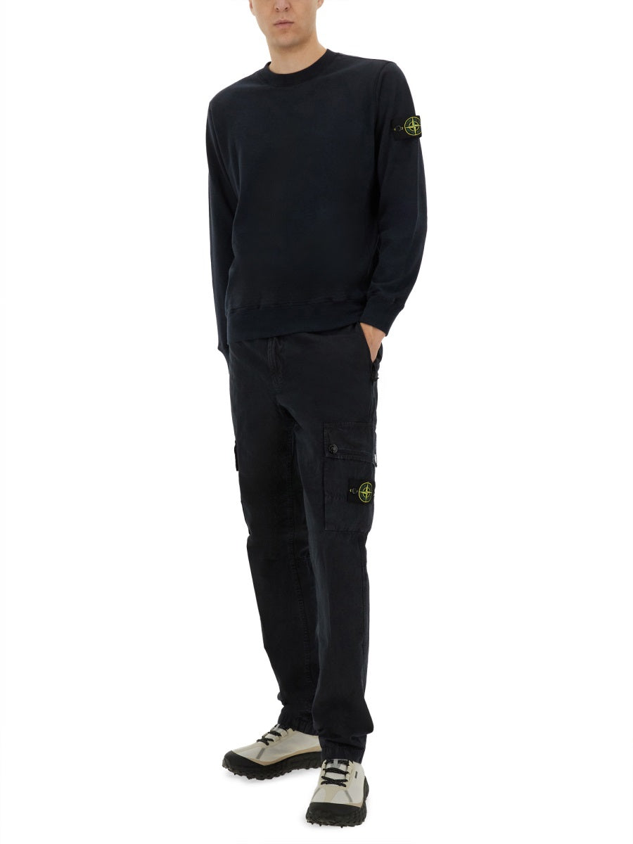 STONE ISLAND Cotton Canvas Cargo Pants - Size 34