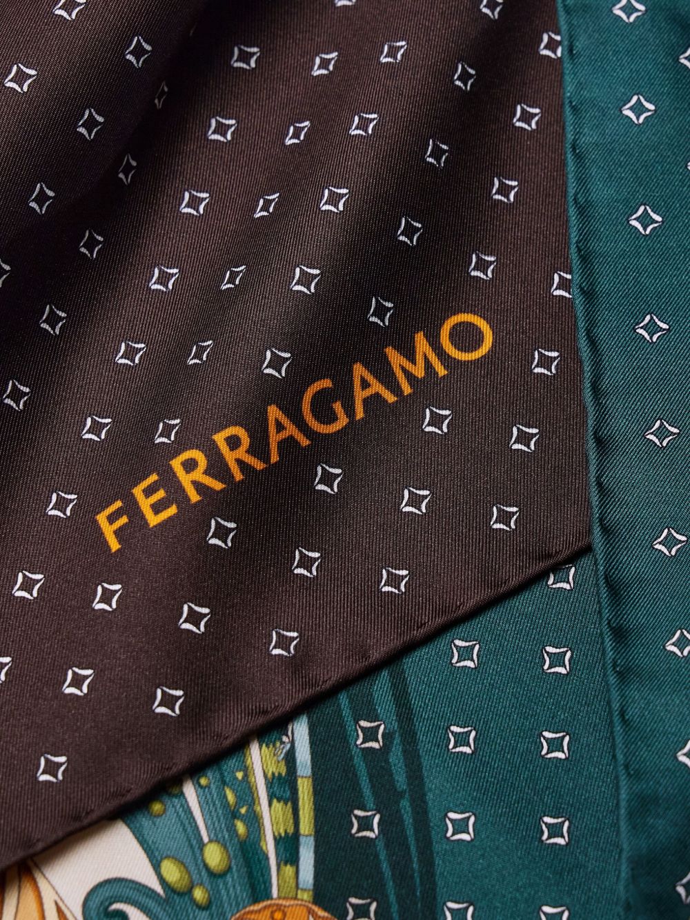 Ferragamo Silk Foulard for Women - FW25 Collection