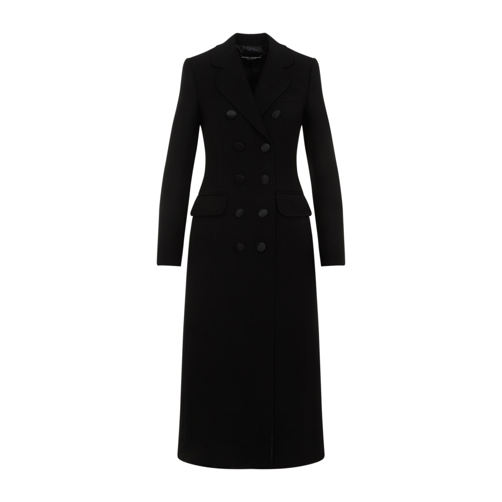 DOLCE & GABBANA Double-Breasted Virgin Wool Jacket for Men