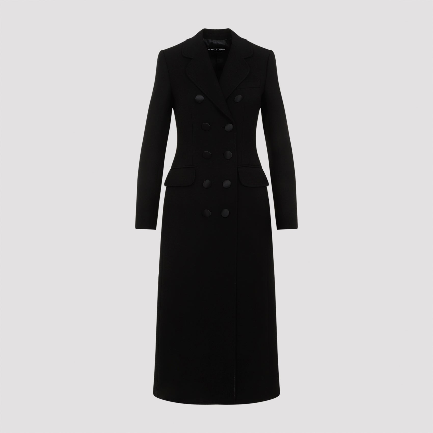 DOLCE & GABBANA Double-Breasted Virgin Wool Jacket for Men