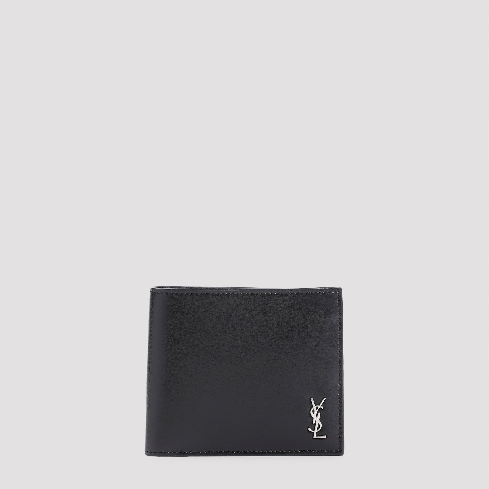 SAINT LAURENT Men's Mini Leather Wallet