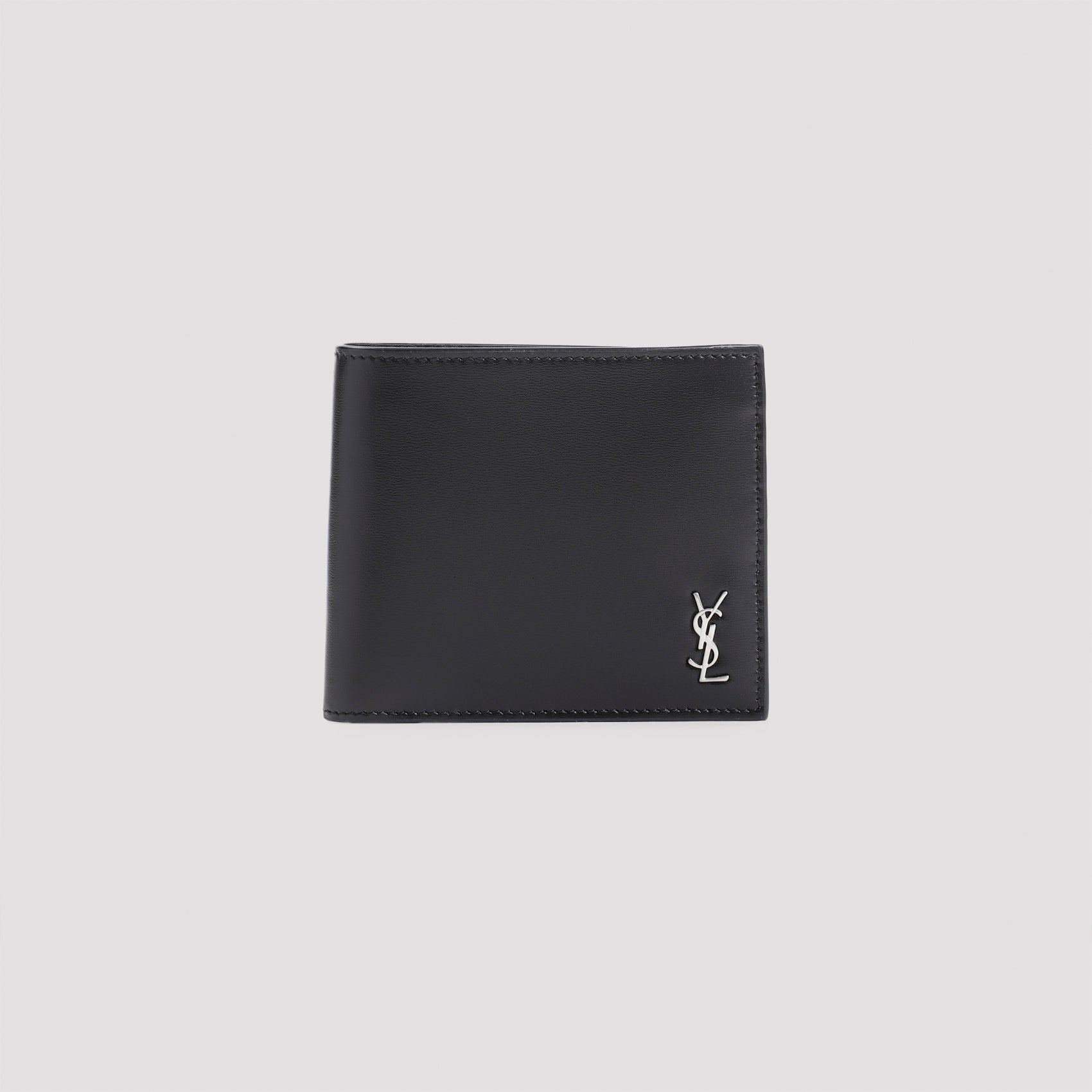 SAINT LAURENT Men's Mini Leather Wallet