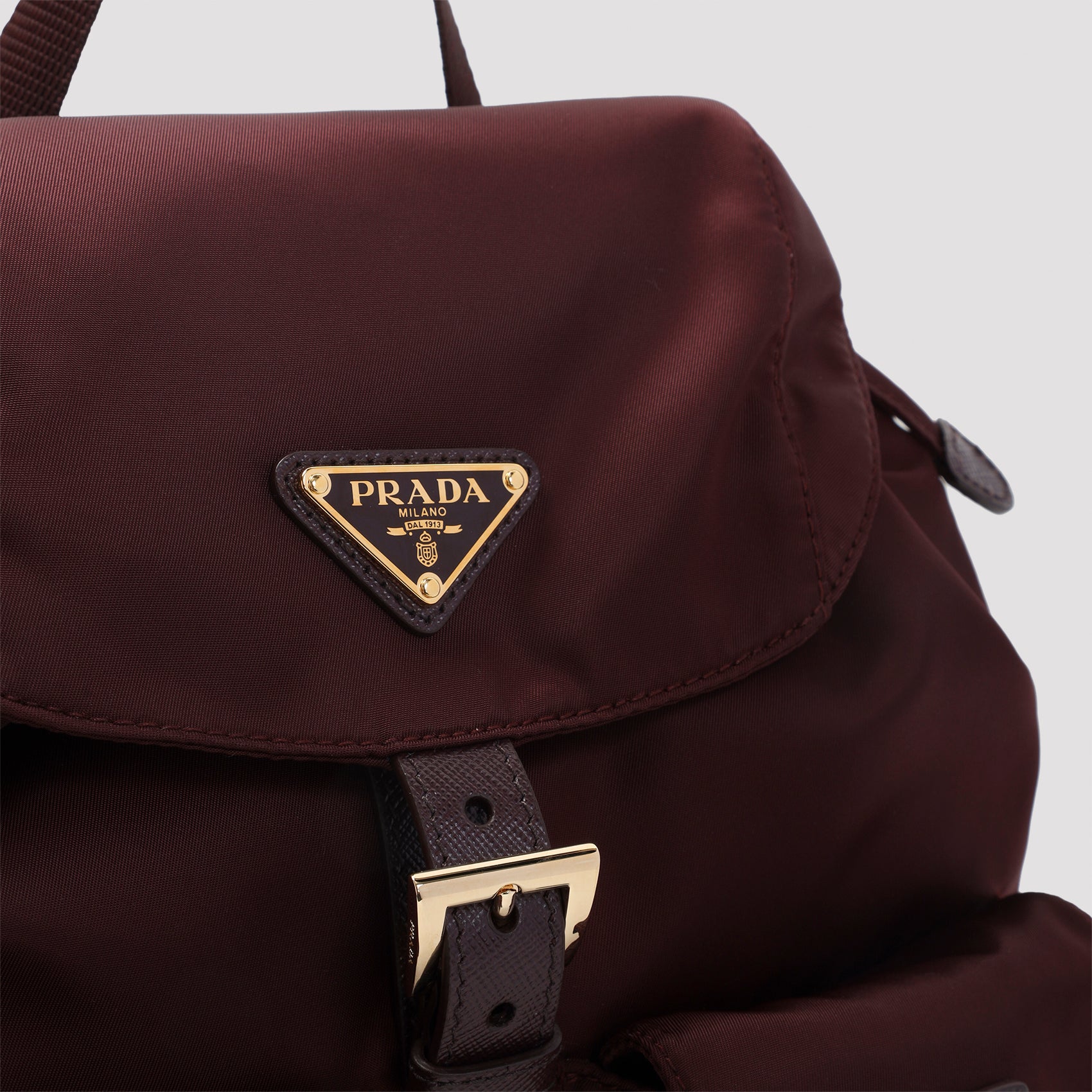 PRADA Recycled Nylon Mini Backpack (W:23cm H:28cm D:12cm)