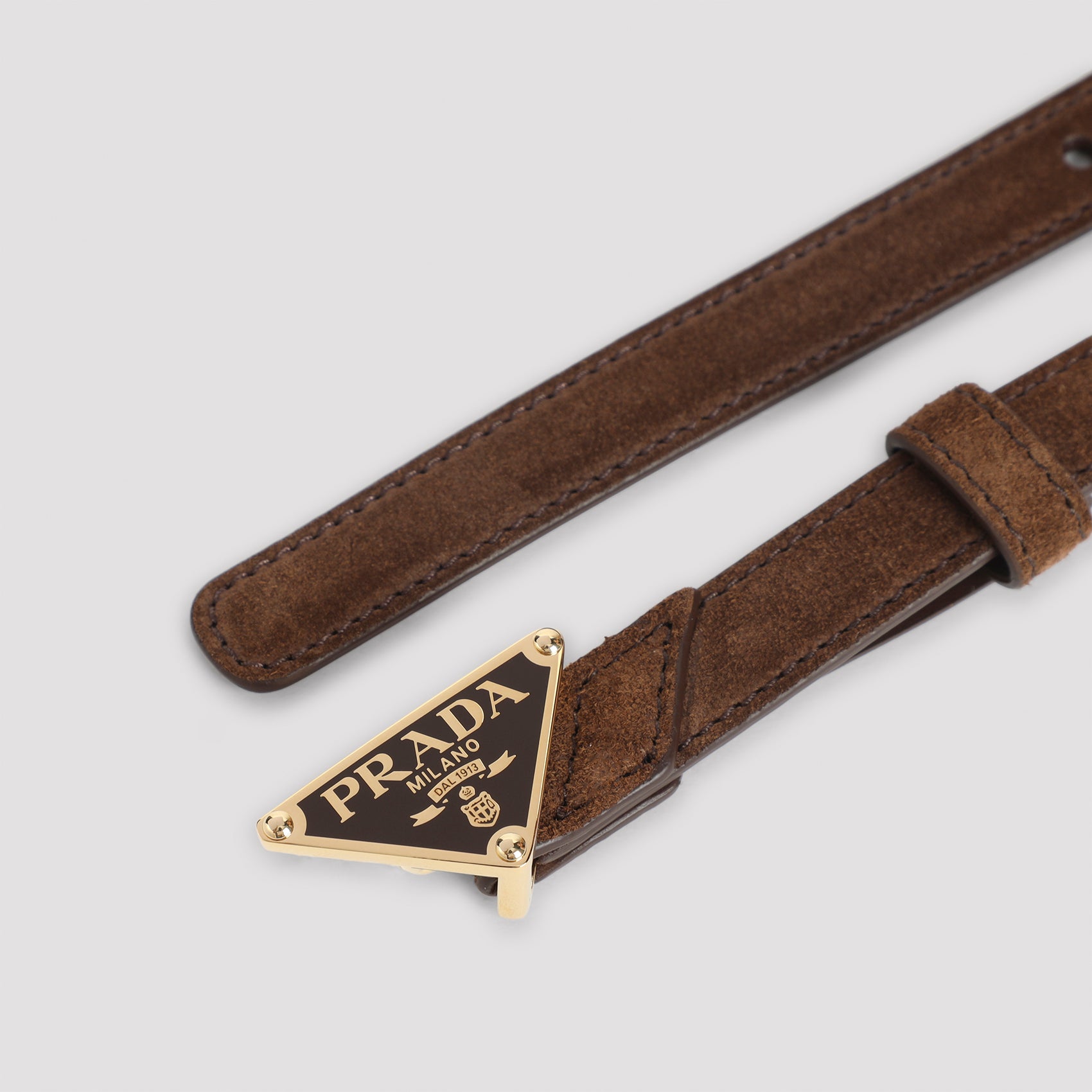PRADA 100% Leather Belt - Men's Fashion Accessory