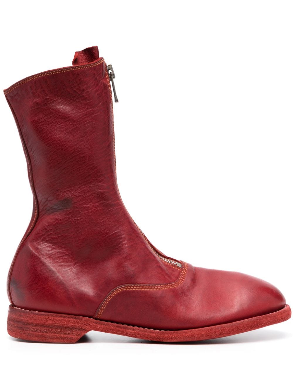 GUIDI Front Zip Boots - Women's Fashion Footwear