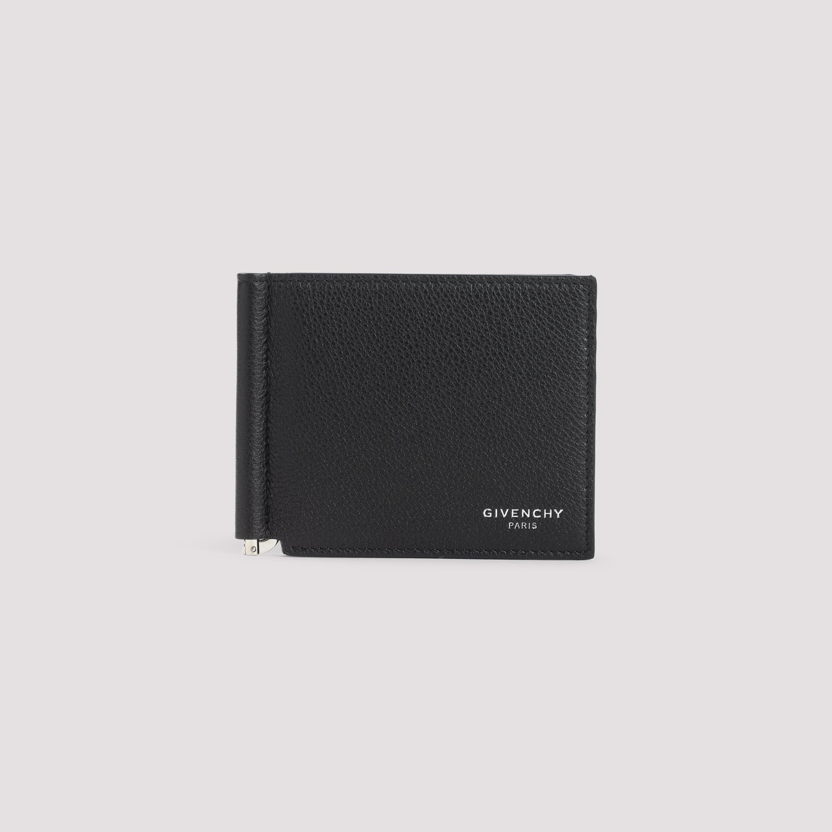 GIVENCHY Men's Mini Leather Wallet with Bill Clip