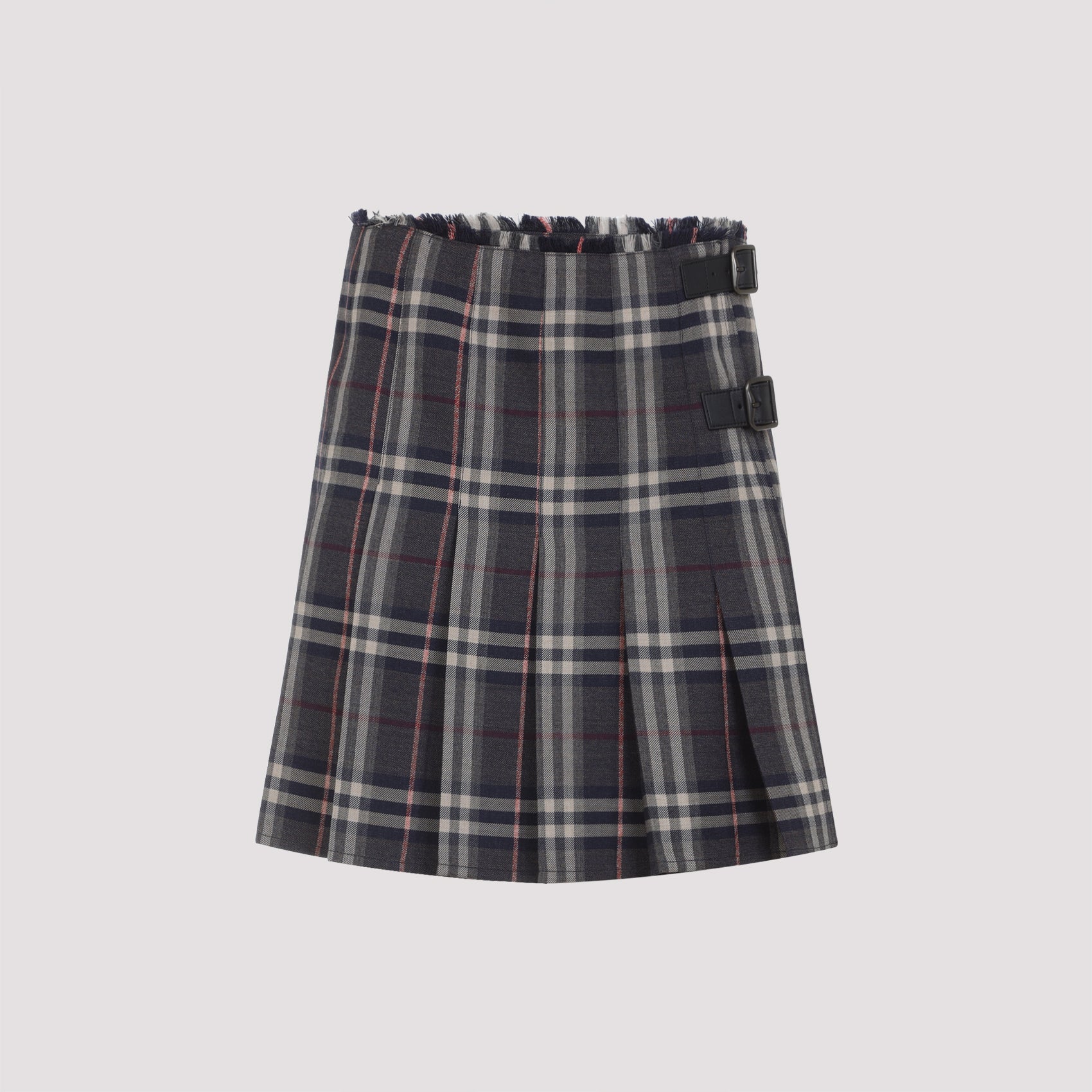 BURBERRY Stylish Check Mini Skirt for Men