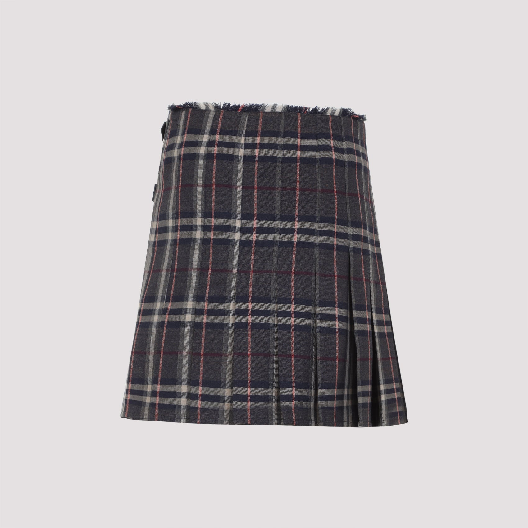 BURBERRY Stylish Check Mini Skirt for Men