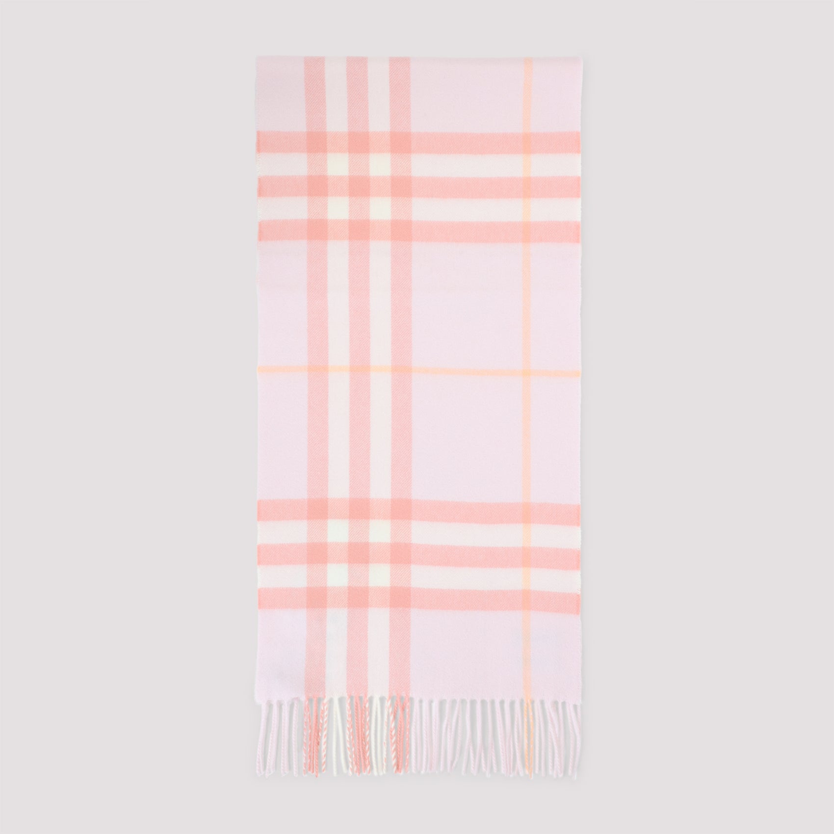 BURBERRY Giant Check Cashmere Scarf - 168cm x 30cm